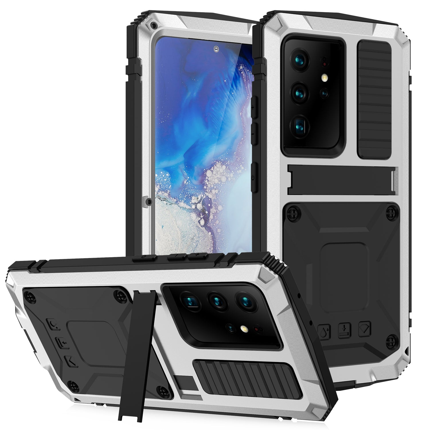 Luxury Samsung Galaxy S21 Plus Heavy Duty Case S21 Ultra FE Milit?ry Grade Rugged Armor Shockproof 360 Full Cover Camera Protection
