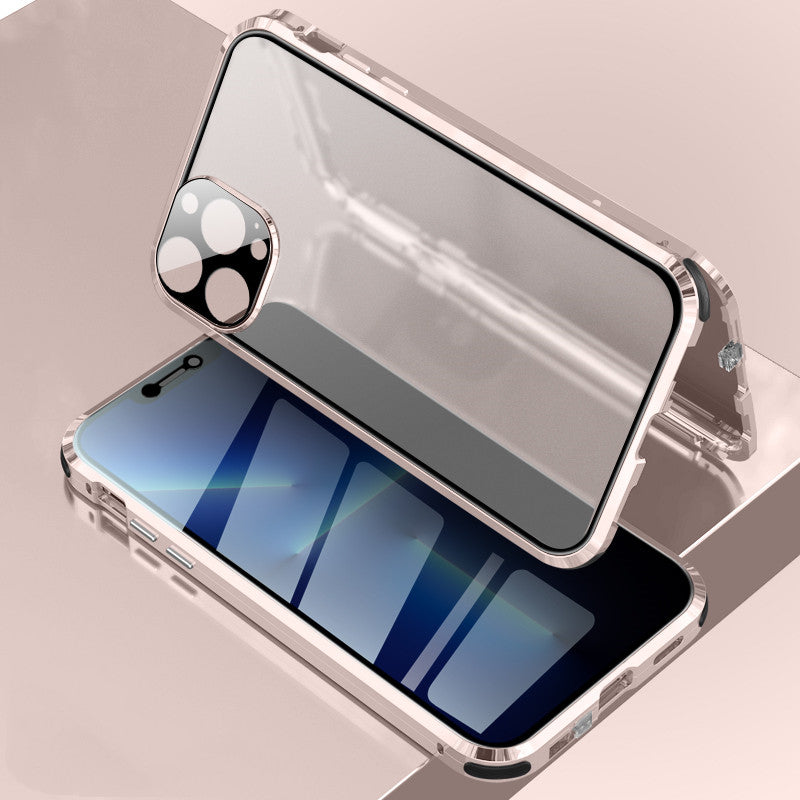 Anti-Peep Schutzh¨¹lle iPhone 13 Pro Max Magnetischer Adsorptions schild doppelseitige Privatsph?re Temperglas