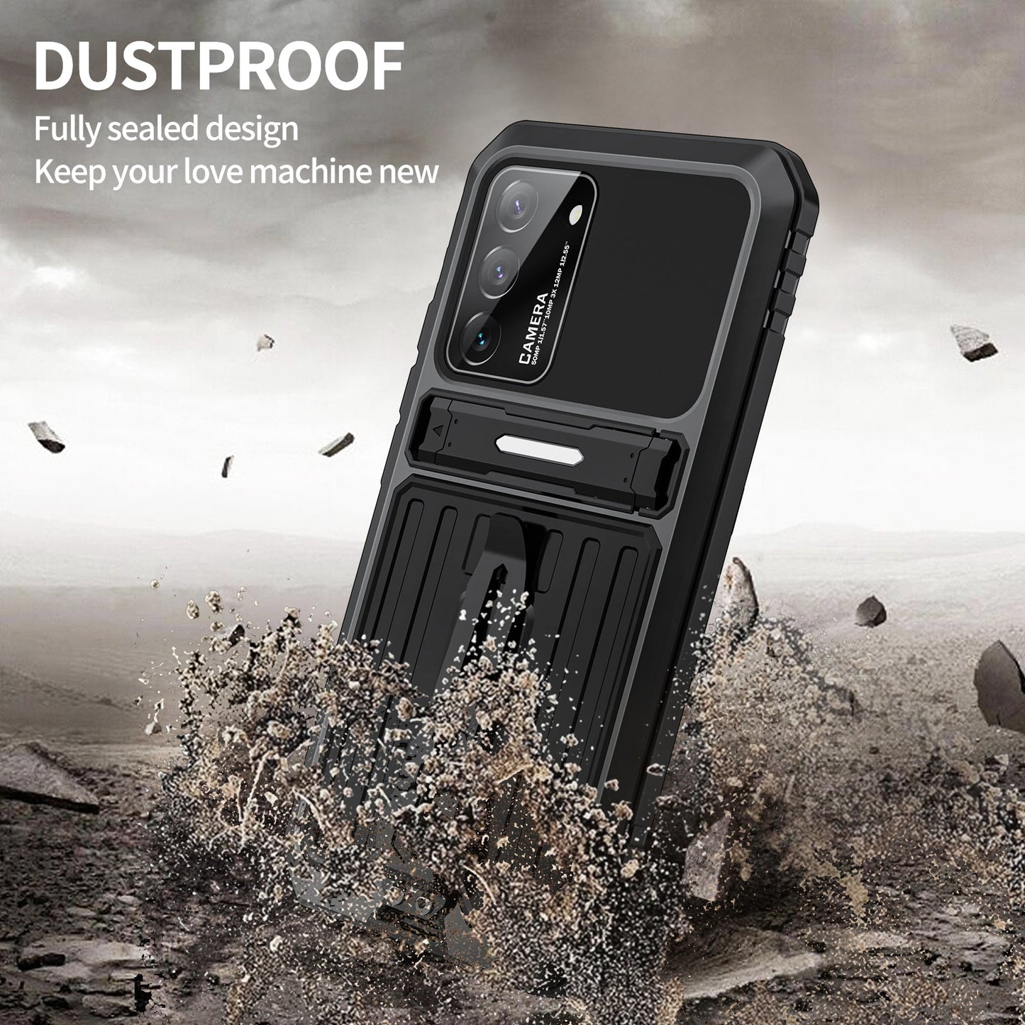 Samsung Galaxy S22 Ultra Milit?r H¨¹lle Armor Cover Shockproof Plus Metal Back Clip Invisible Bracket