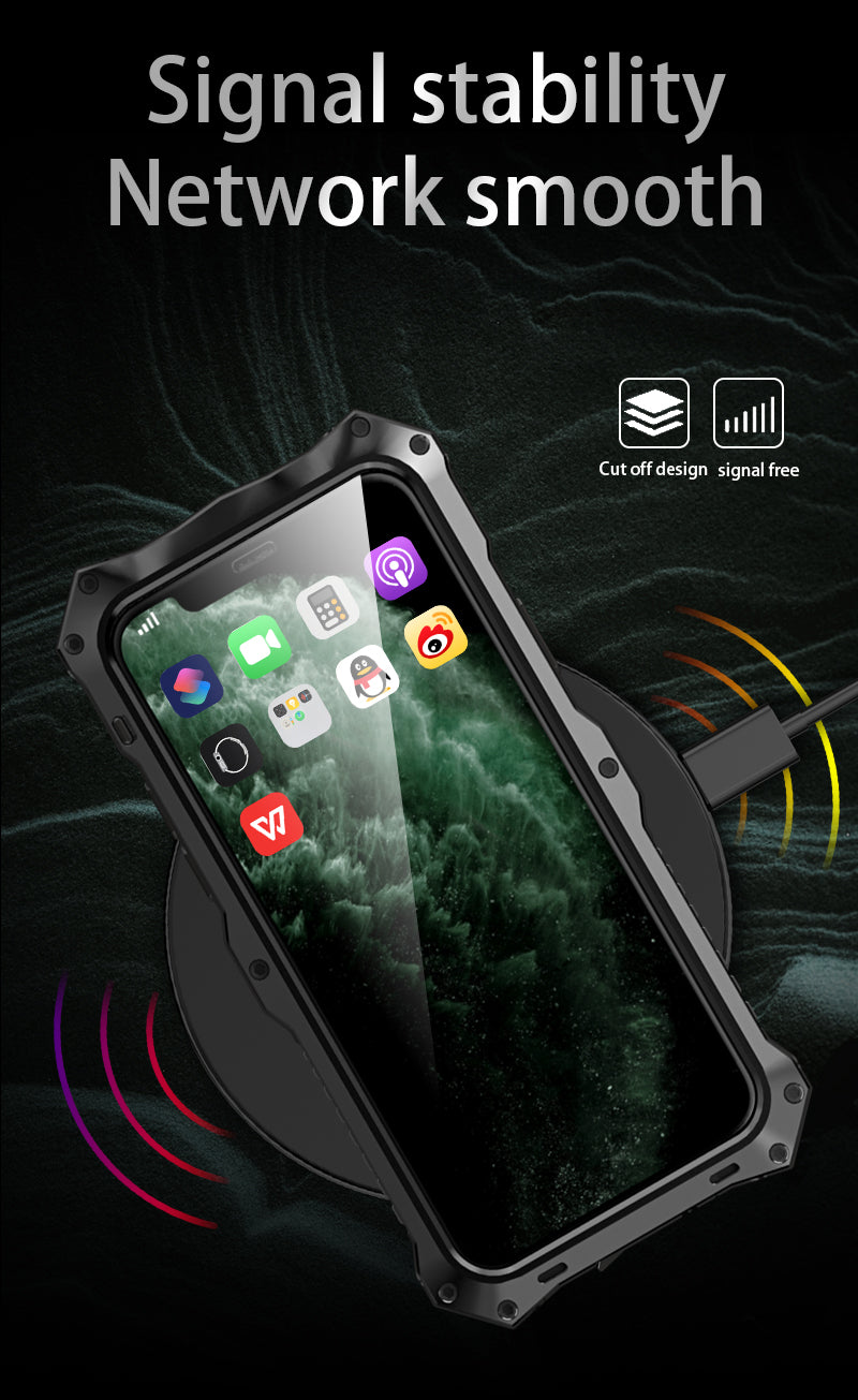 iPhone 12 Pro Max Coole H¨¹lle Rennauto Apple 12 Handy Tough Case Cover Schwerlast Metall R¨¹stungssto?stange