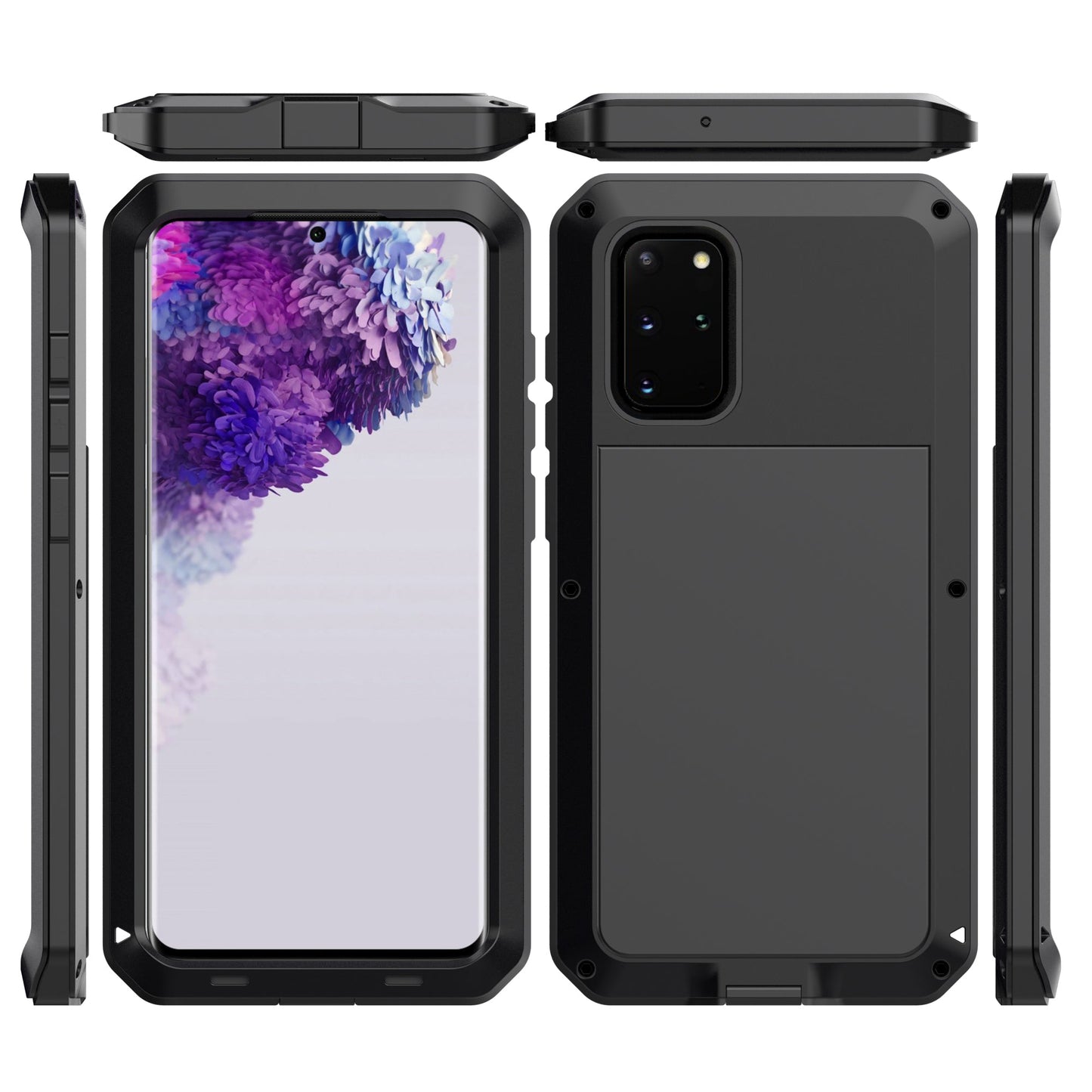 Luxury Samsung S20 Ultra Doom Armor Case S20 Plus Metal Aluminum Heavy Duty Shockproof Bumper 360 Full Body Cover