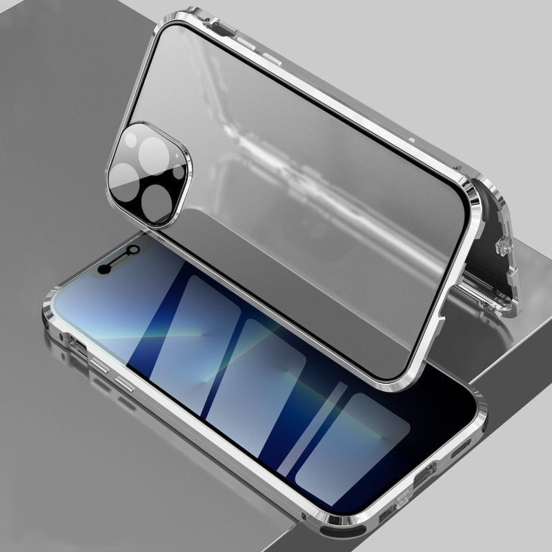 Anti-Peep Schutzh¨¹lle iPhone 13 Pro Max Magnetischer Adsorptions schild doppelseitige Privatsph?re Temperglas