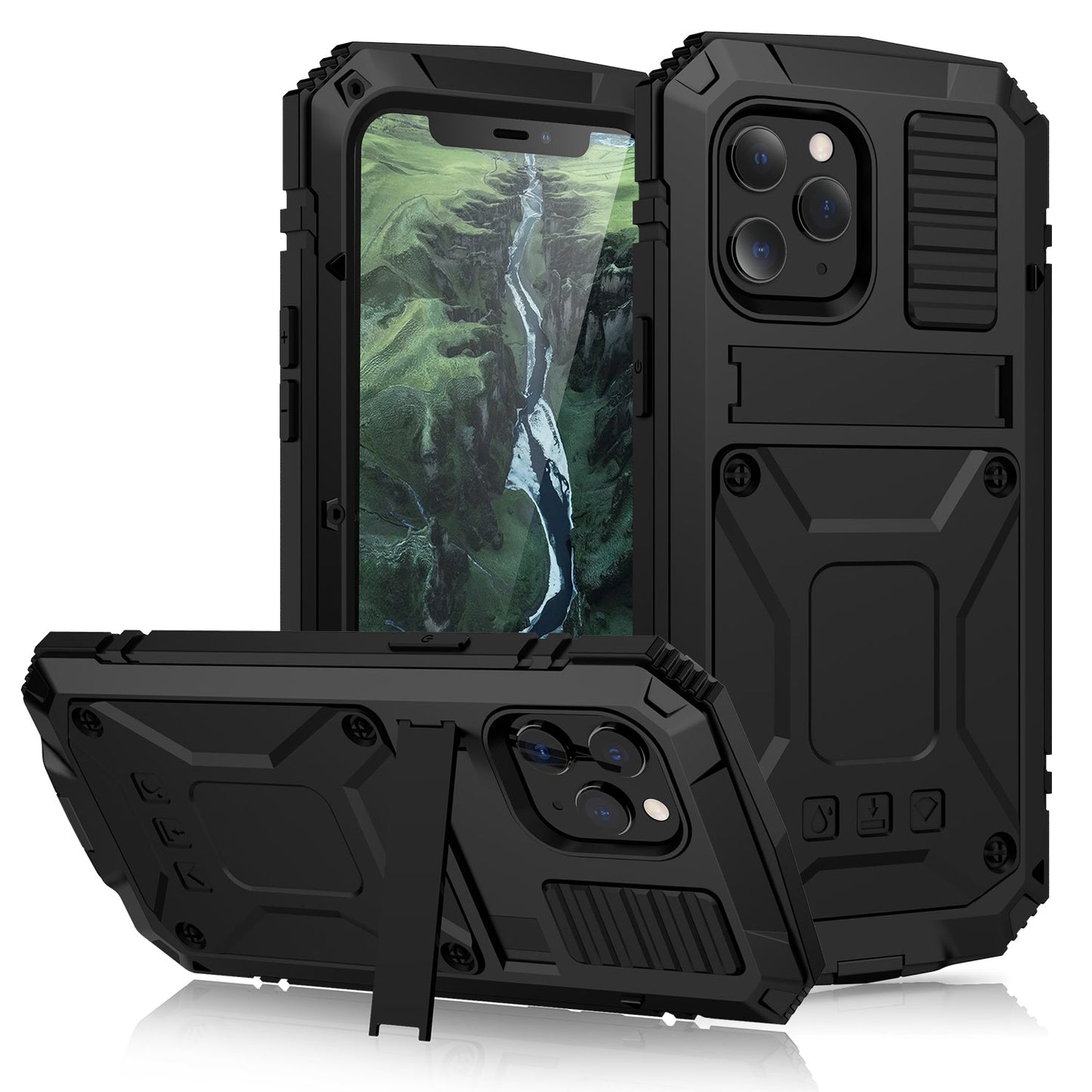 Luxury iPhone 12 Pro Max Heavy Duty Case Milit?ry Grade Rugged Armor Camera Protection Shockproof 360 Full Cover