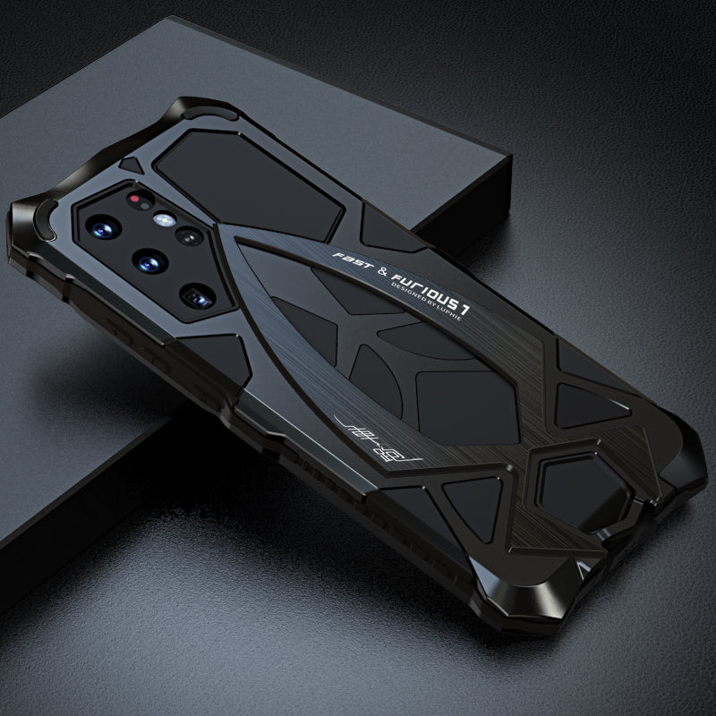 Cool Case Samsung S21 Ultra Race Car Fashion Heavy Duty Metal Armor Tough Cover For Galaxy S21 Plus S21 FE A72 A52 A52S Phone