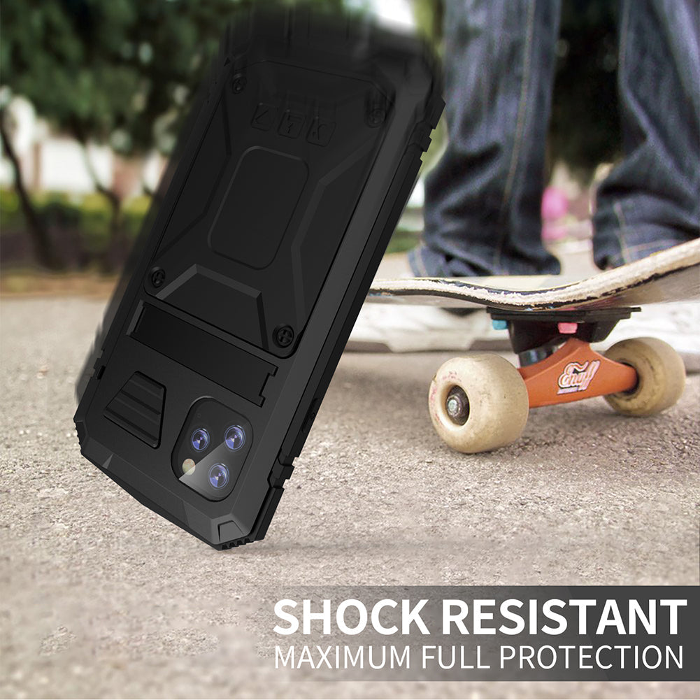 Apple iPhone 11 Pro Max Milit?r Schutzh¨¹lle Robuste R¨¹stung Sto?fest St?nder Case 360-Grad Vollabdeckung