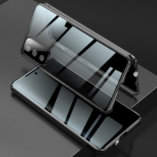 Anti-Peep Samsung Galaxy S20 FE Privatsph?re Handy h¨¹lle Magnetische Adsorption Case Kameraschutz Doppelseitiges Temperglas