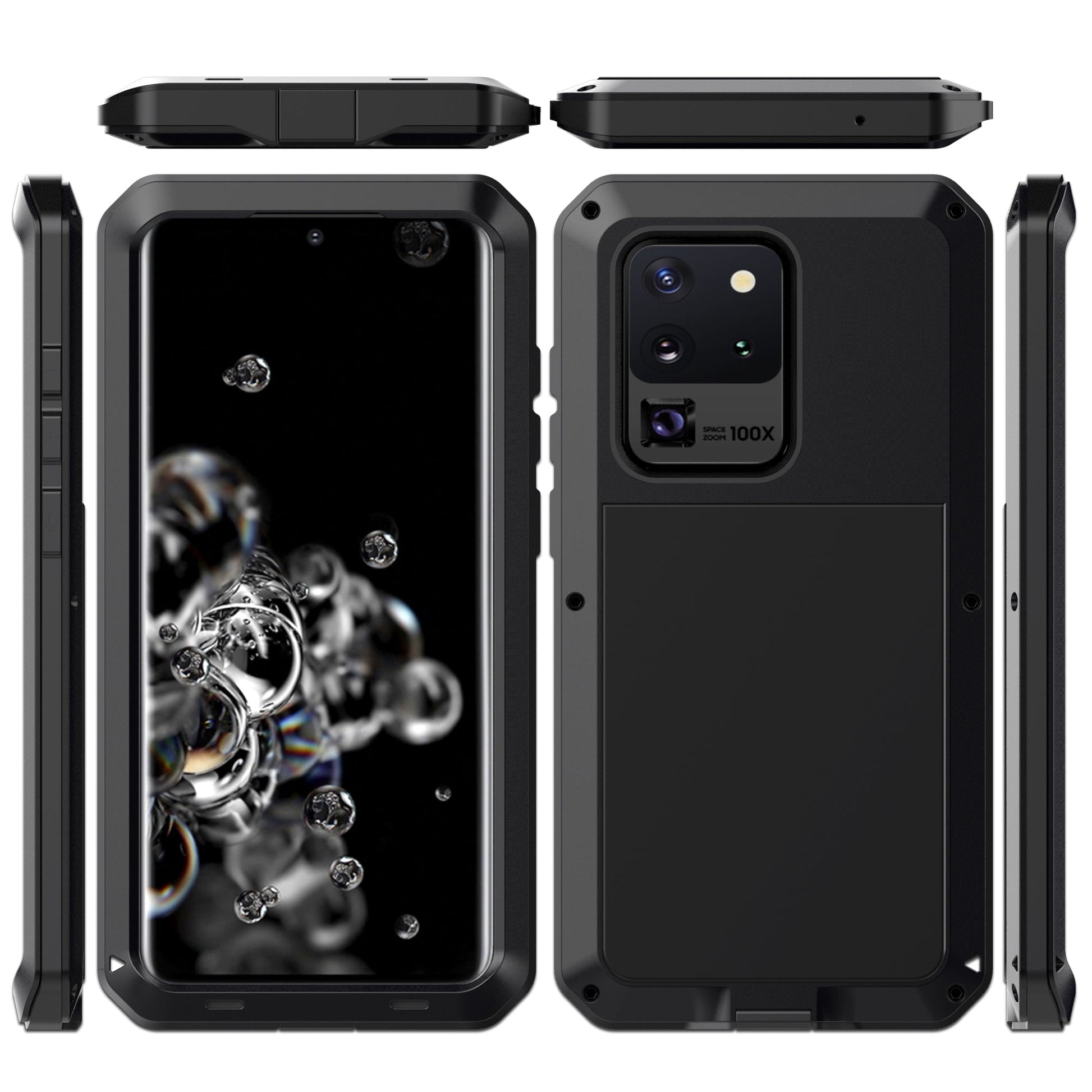 Luxury Samsung S20 Ultra Doom Armor Case S20 Plus Metal Aluminum Heavy Duty Shockproof Bumper 360 Full Body Cover