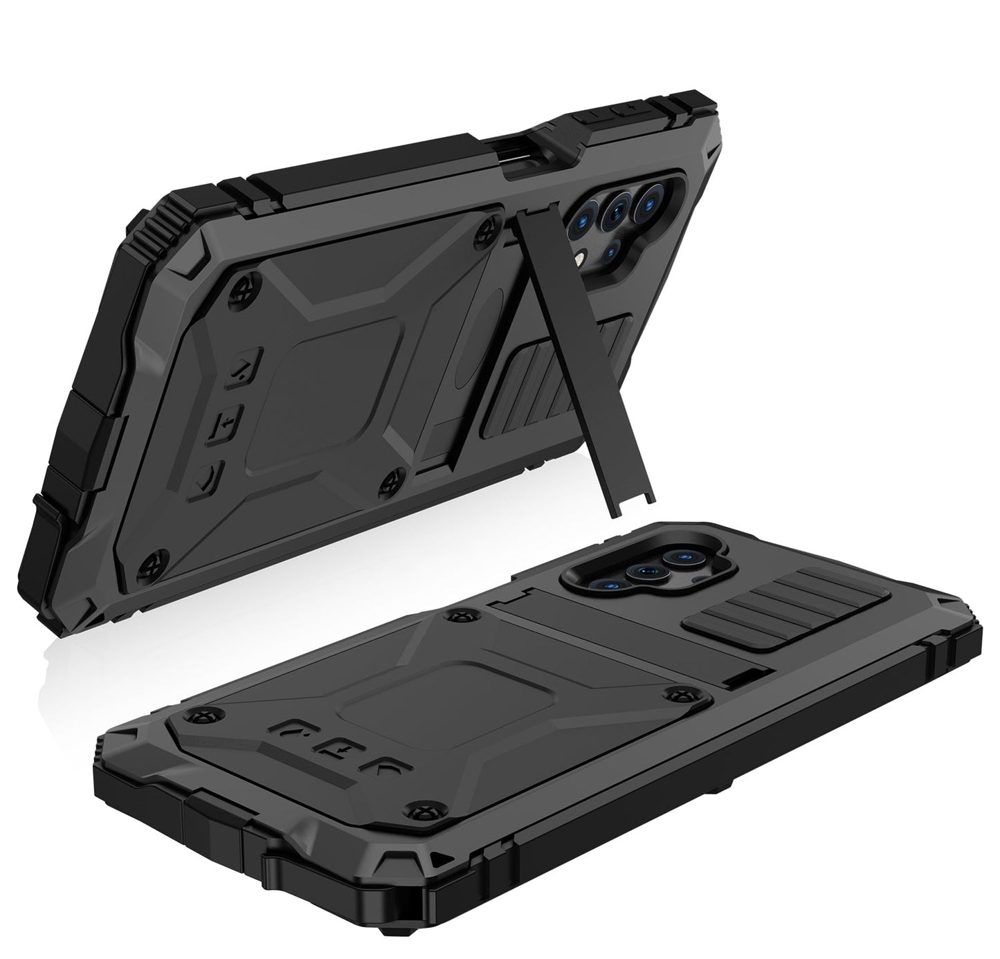 Luxus Samsung Galaxy A32 Milit?r Handyh¨¹lle 4G 5G Robuste R¨¹stung Sto?fester 360-Grad Kameraschutz Heavy Duty Case