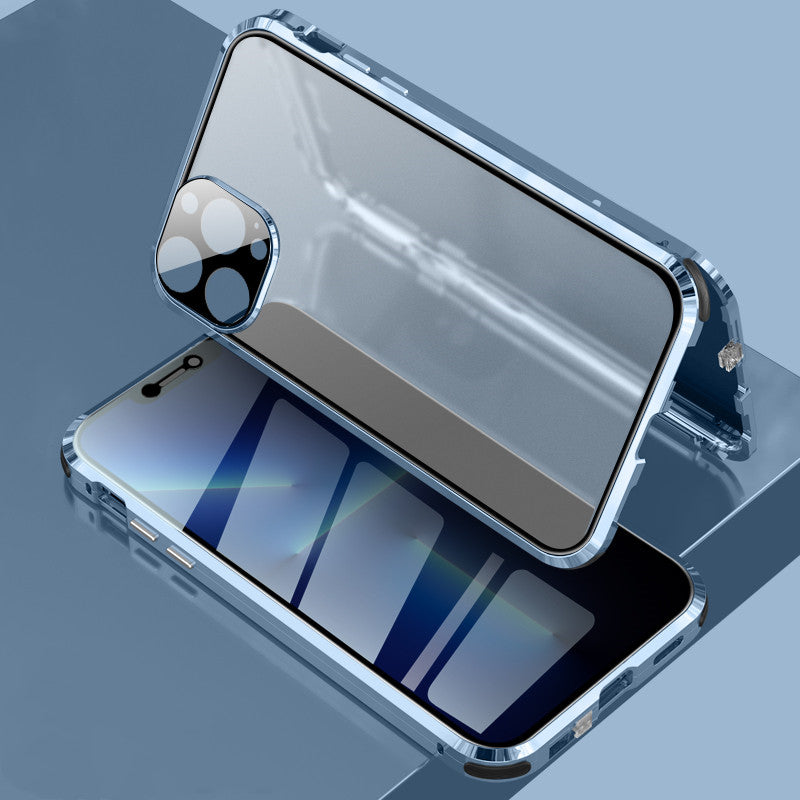 Anti-Peep Schutzh¨¹lle iPhone 13 Pro Max Magnetischer Adsorptions schild doppelseitige Privatsph?re Temperglas