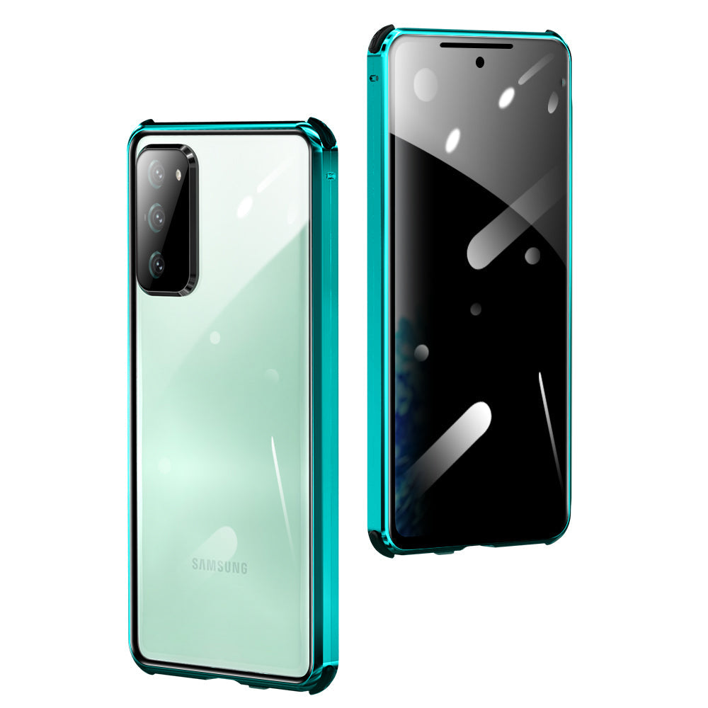 Anti-Peep Samsung Galaxy S20 FE Privatsph?re Handy h¨¹lle Magnetische Adsorption Case Kameraschutz Doppelseitiges Temperglas