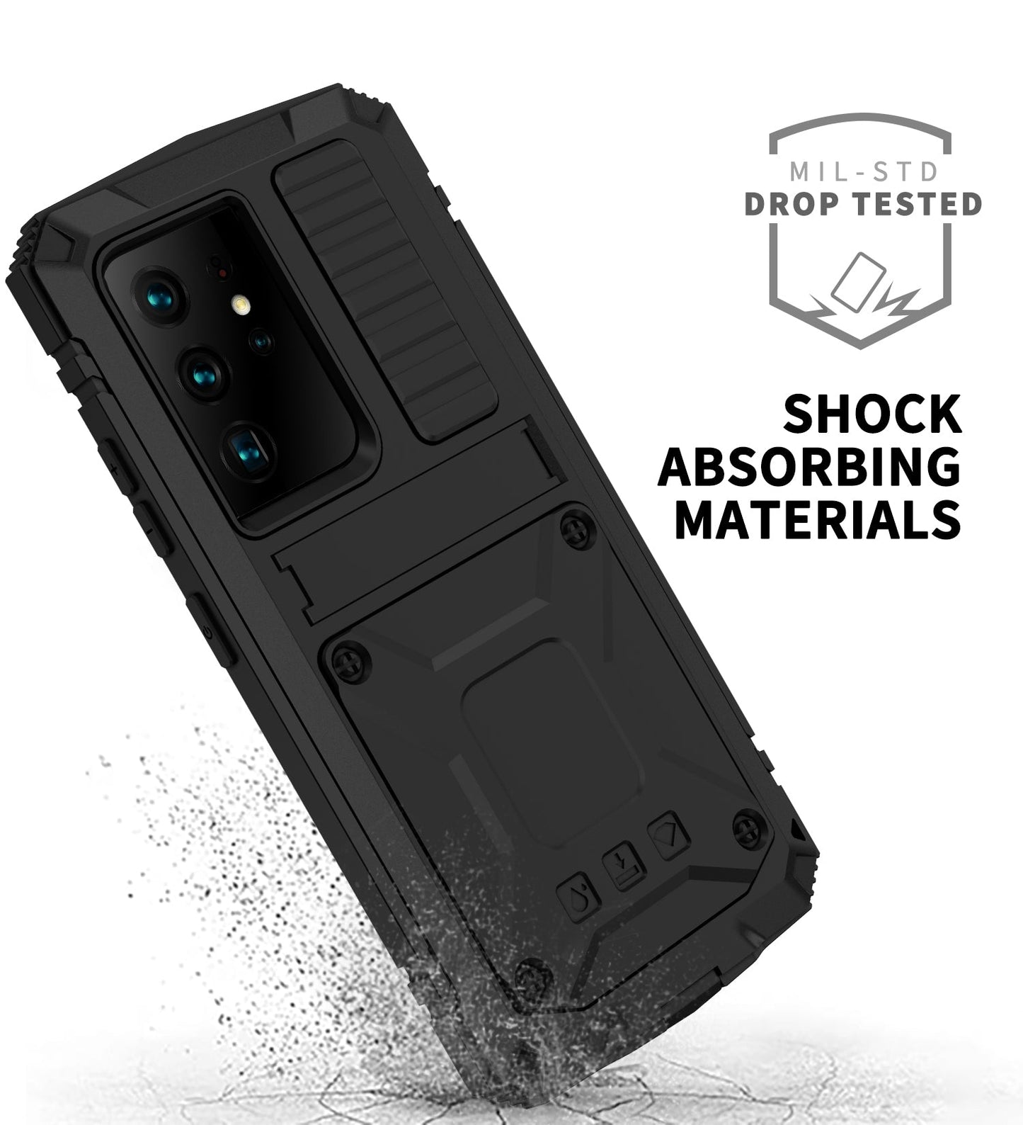 Luxury Samsung Galaxy S21 Plus Heavy Duty Case S21 Ultra FE Milit?ry Grade Rugged Armor Shockproof 360 Full Cover Camera Protection
