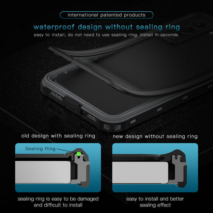 IP68 wasserdichte Samsung S22 Ultra H¨¹lle Galaxy S22 Plus Case 360 Ganzk?rperabdeckung