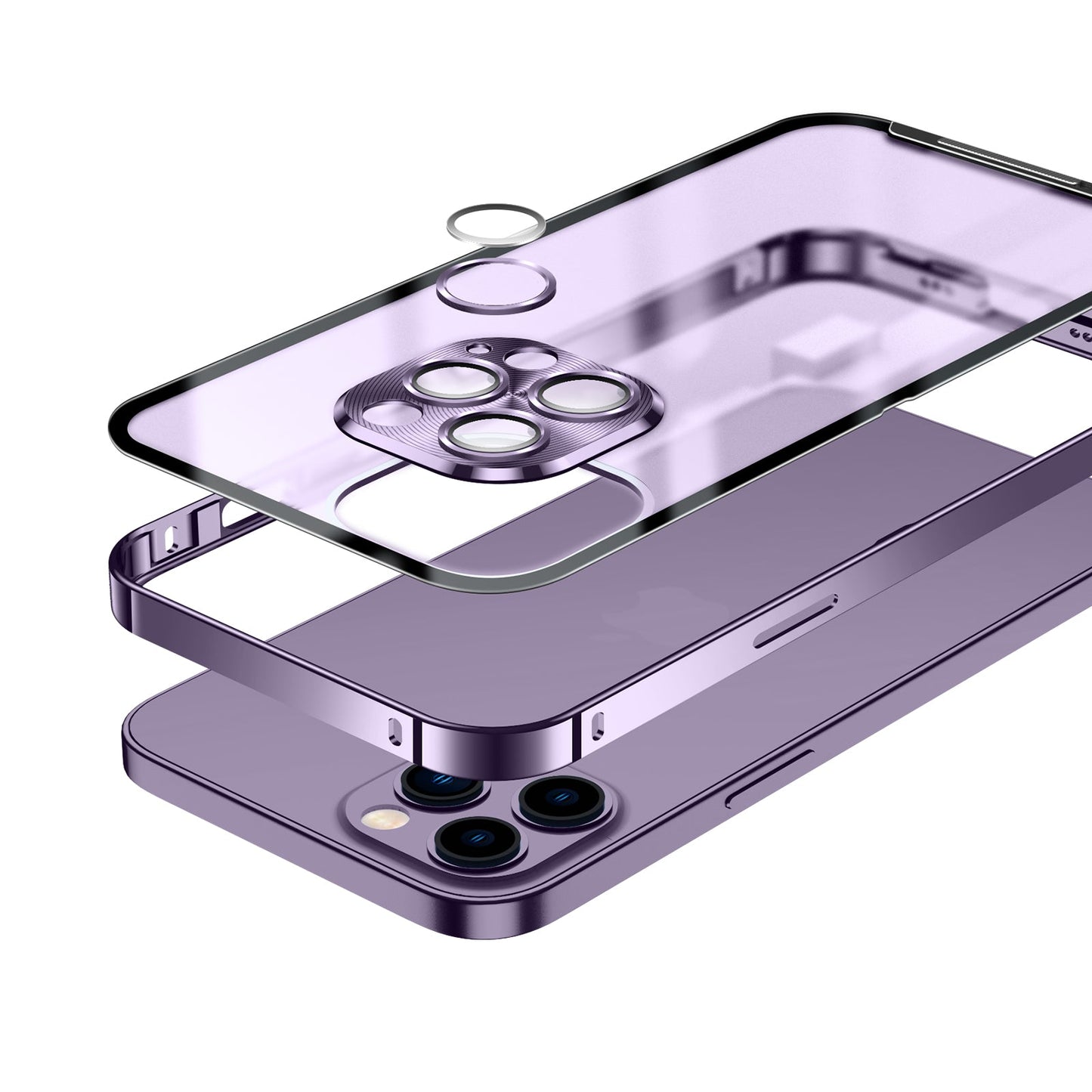 Magnetische iPhone 14 Pro Max Magsafe H¨¹lle Luxus Apple 14 Plus Kameraschutz aus Metall Aluminium Sto?feste ultrad¨¹nne HandyH¨¹lle