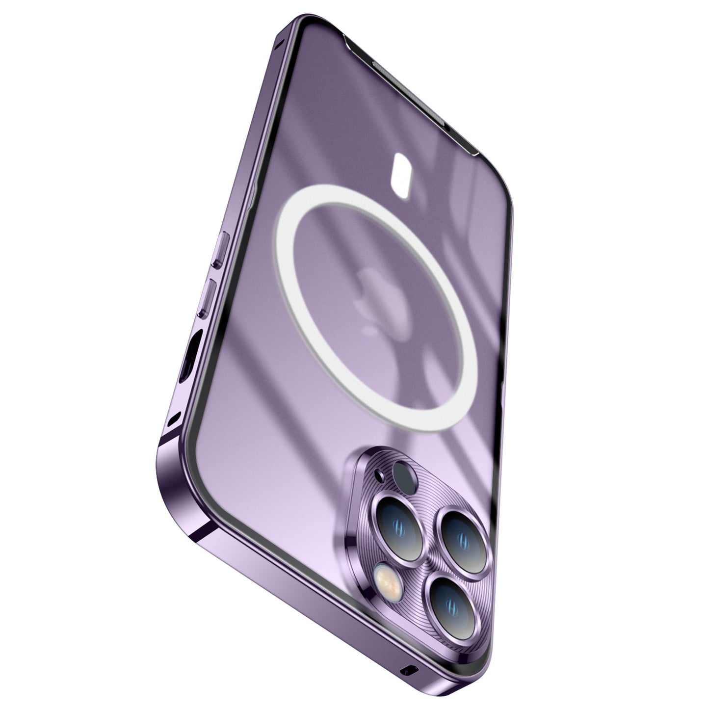 Magnetische iPhone 14 Pro Max Magsafe H¨¹lle Luxus Apple 14 Plus Kameraschutz aus Metall Aluminium Sto?feste ultrad¨¹nne HandyH¨¹lle