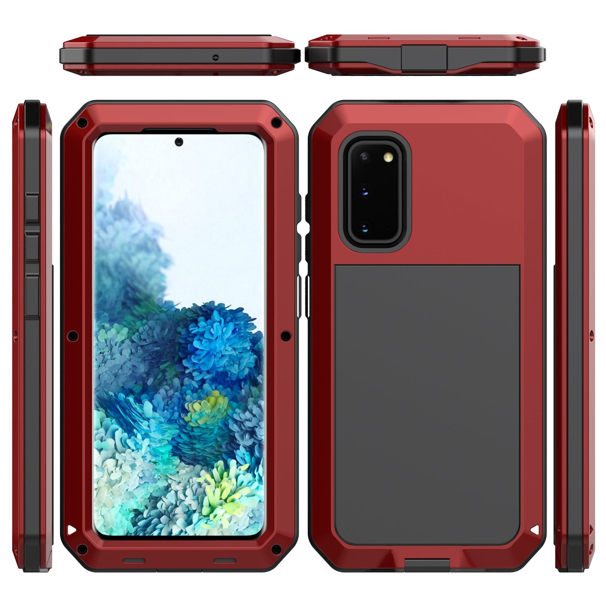 Luxury Samsung S20 Ultra Doom Armor Case S20 Plus Metal Aluminum Heavy Duty Shockproof Bumper 360 Full Body Cover