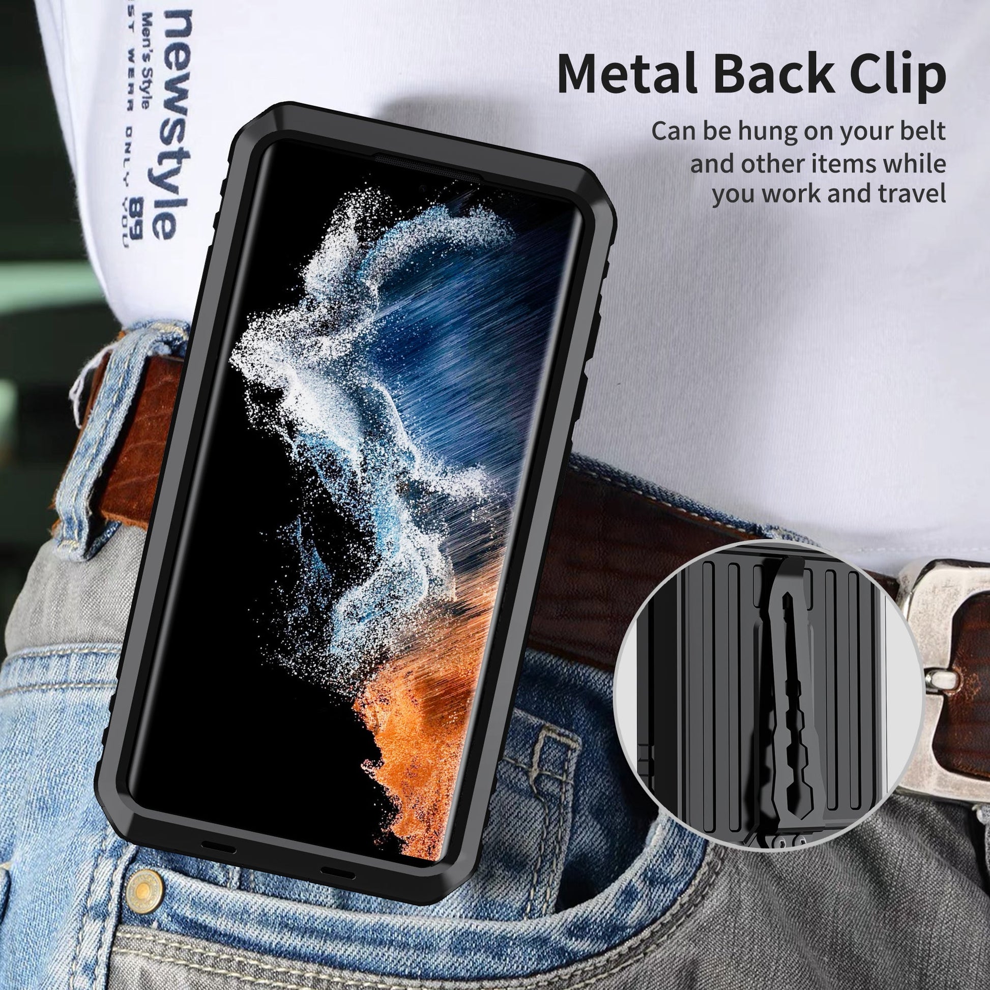 Milit?ry Case Samsung S21 Ultra Metal Armor Cover Shockproof Galaxy S21 FE Back Clip Invisible Bracket