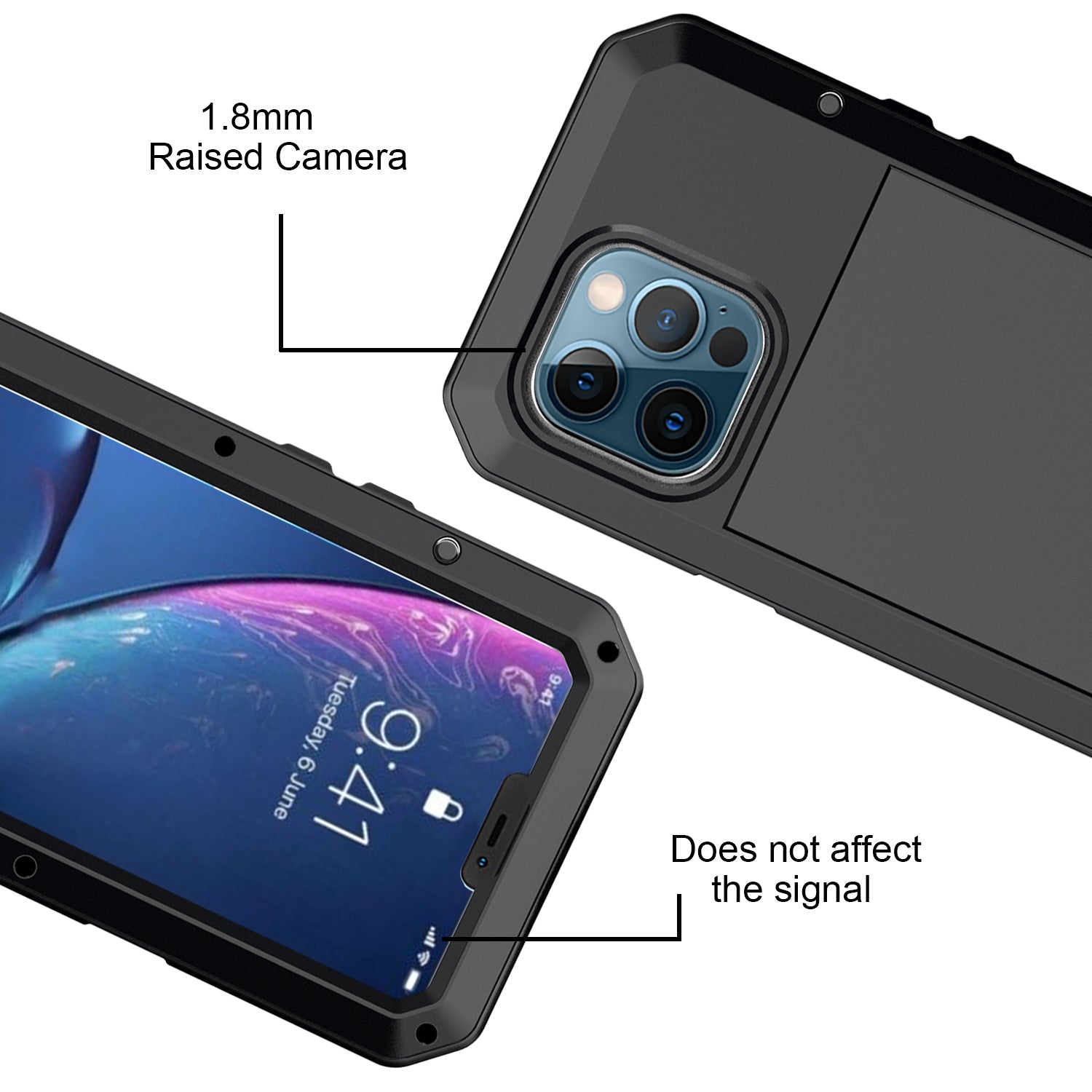 Outdoor iPhone 14 Pro Max Gorilla H¨¹lle Metall R¨¹stung Bumper Apple 14 Plus Tank Sto?fest 360 Ganzk?rper Schutzh¨¹lle