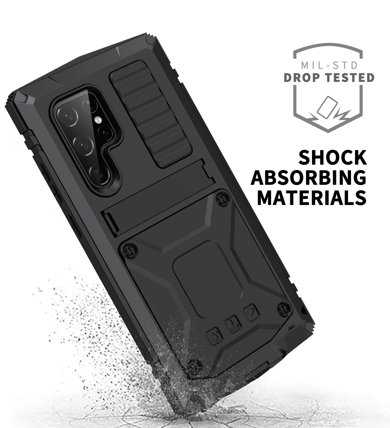 Milit?r H¨¹lle Samsung Galaxy S22 Heavy Duty Case S22 Plus Ultra Robuste R¨¹stung in Sto?fest 360 Full Tough Cover Kamera schutz