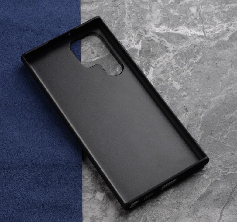 Luxury Alcantara Samsung S22 Case Business Artificial Galaxy S22 Ultra Plus Leather Phone Cover