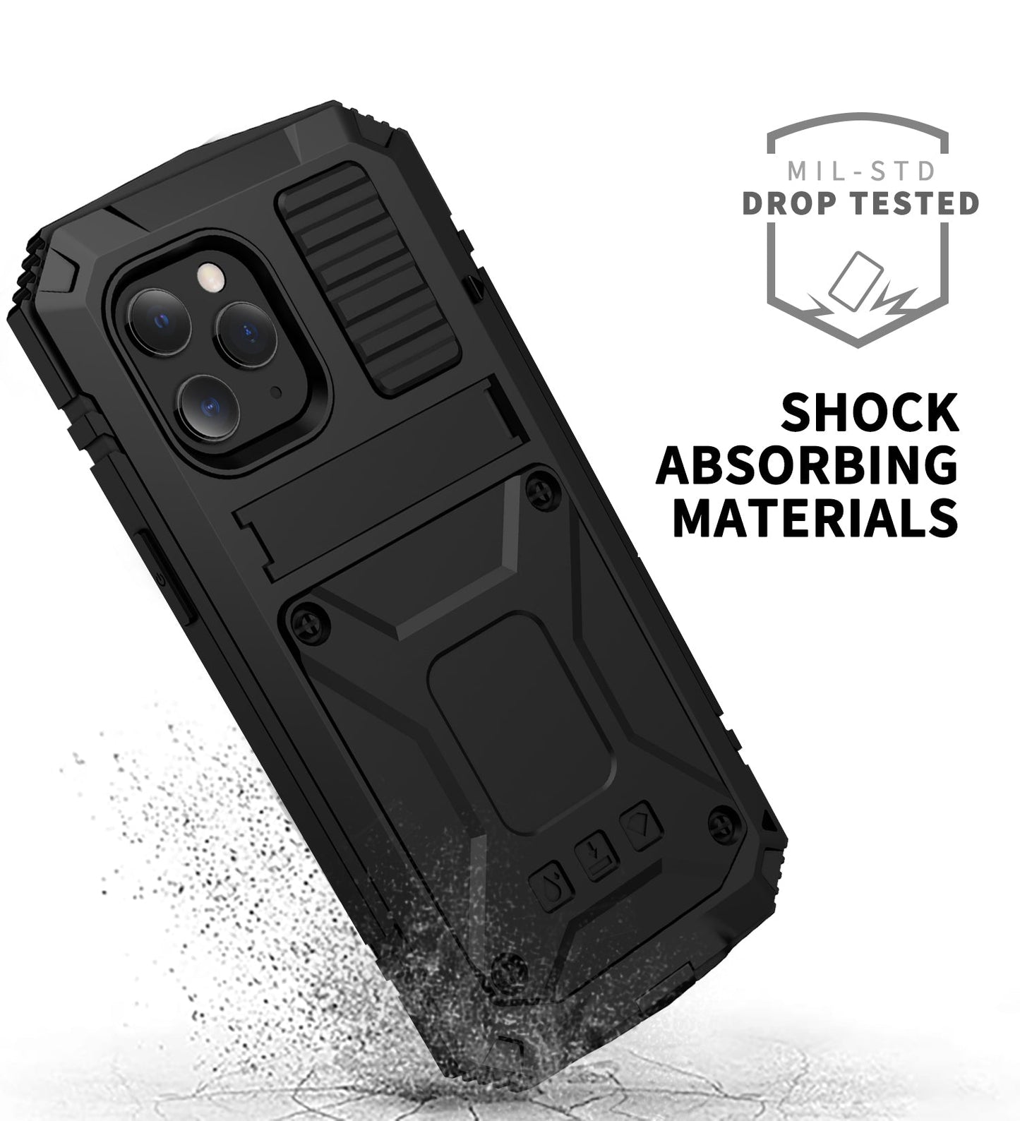 Luxury iPhone 12 Pro Max Heavy Duty Case Milit?ry Grade Rugged Armor Camera Protection Shockproof 360 Full Cover