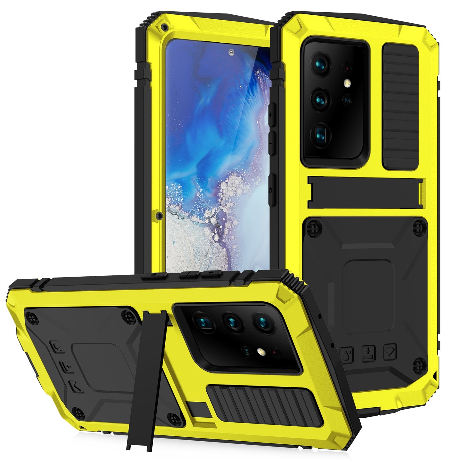 Luxury Samsung Galaxy S21 Plus Heavy Duty Case S21 Ultra FE Milit?ry Grade Rugged Armor Shockproof 360 Full Cover Camera Protection