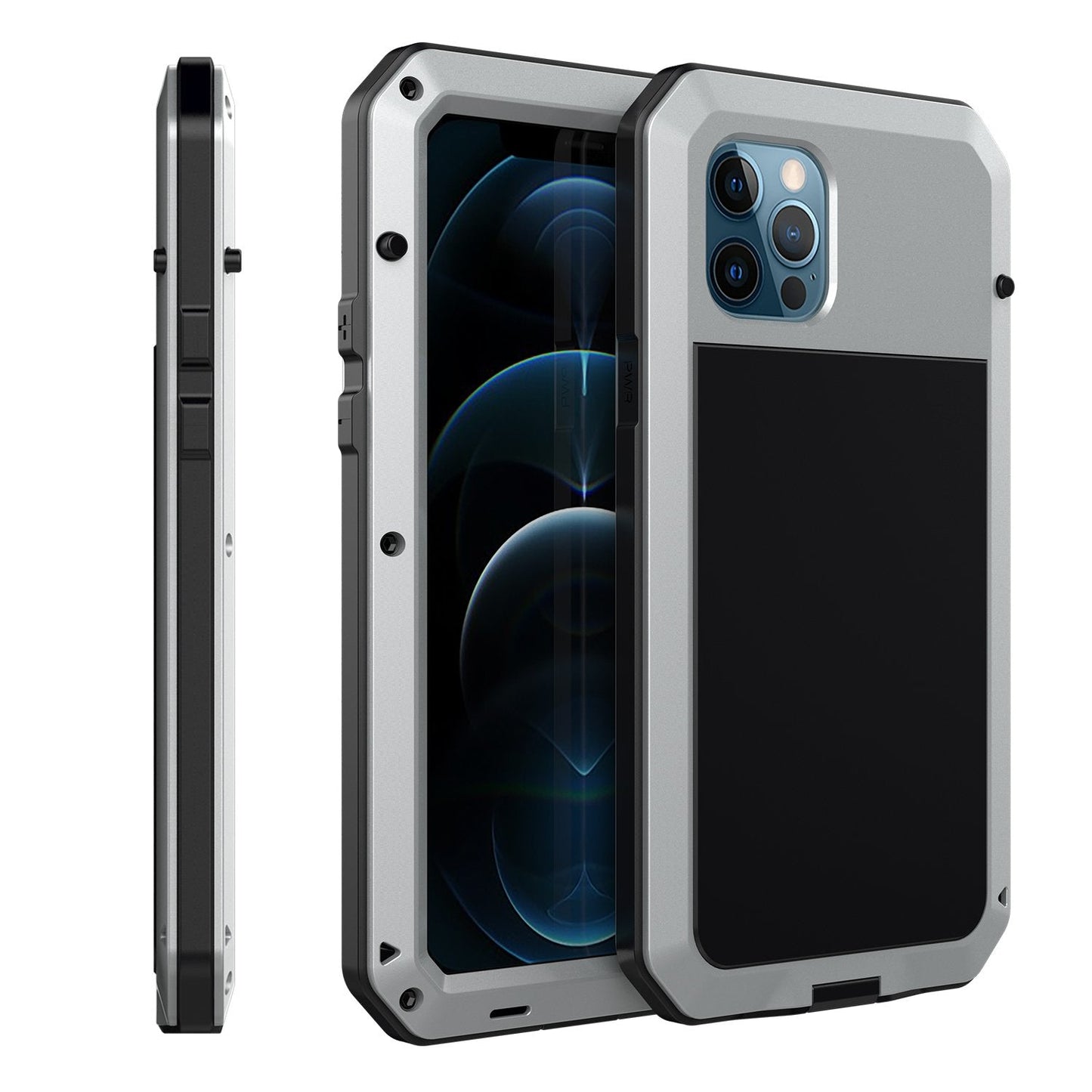  iPhone 11 Pro Max Gorilla Glas Handyh¨¹lle Doom Armor Case Sto?festes Staubdichtes Metall Aluminium