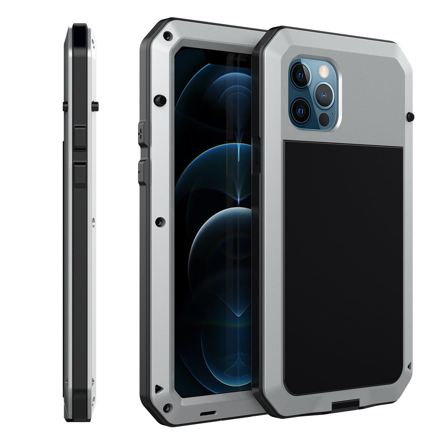  iPhone 11 Pro Max Gorilla Glas Handyh¨¹lle Doom Armor Case Sto?festes Staubdichtes Metall Aluminium