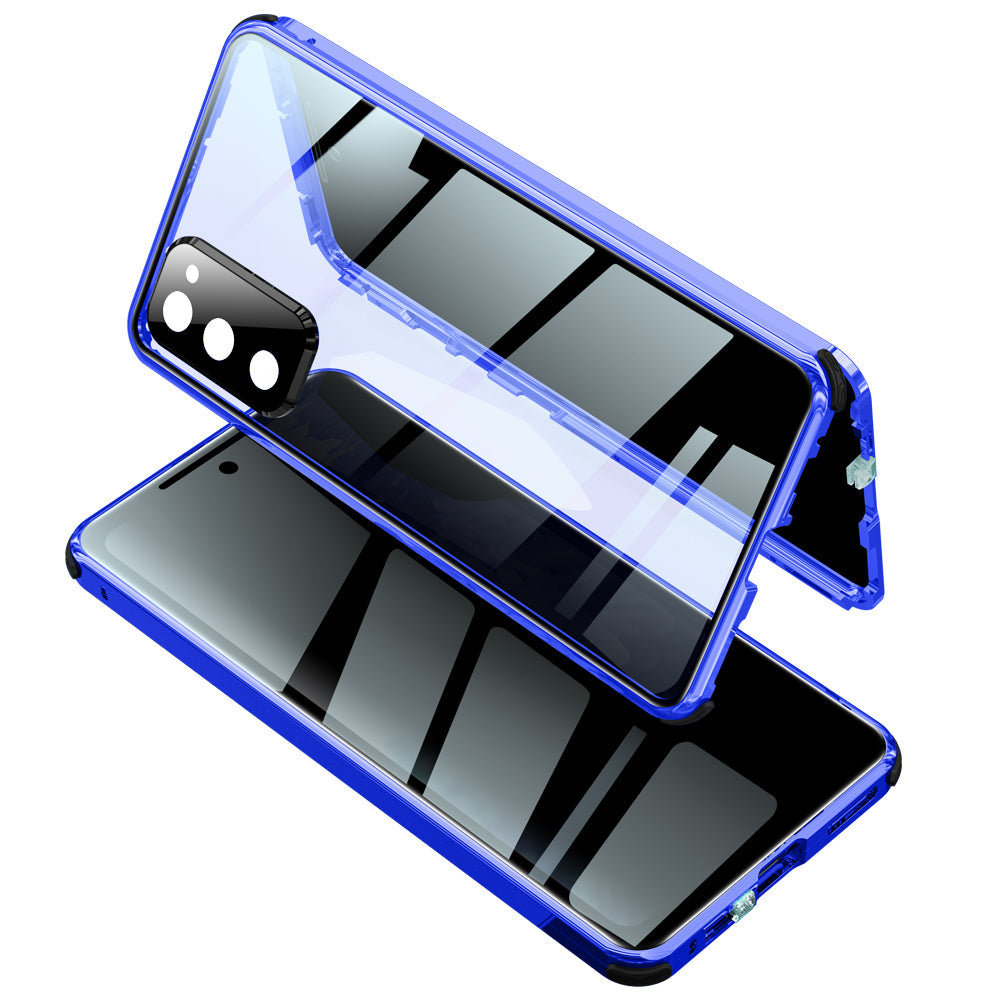 Anti-Peep Samsung Galaxy S20 FE Privatsph?re Handy h¨¹lle Magnetische Adsorption Case Kameraschutz Doppelseitiges Temperglas