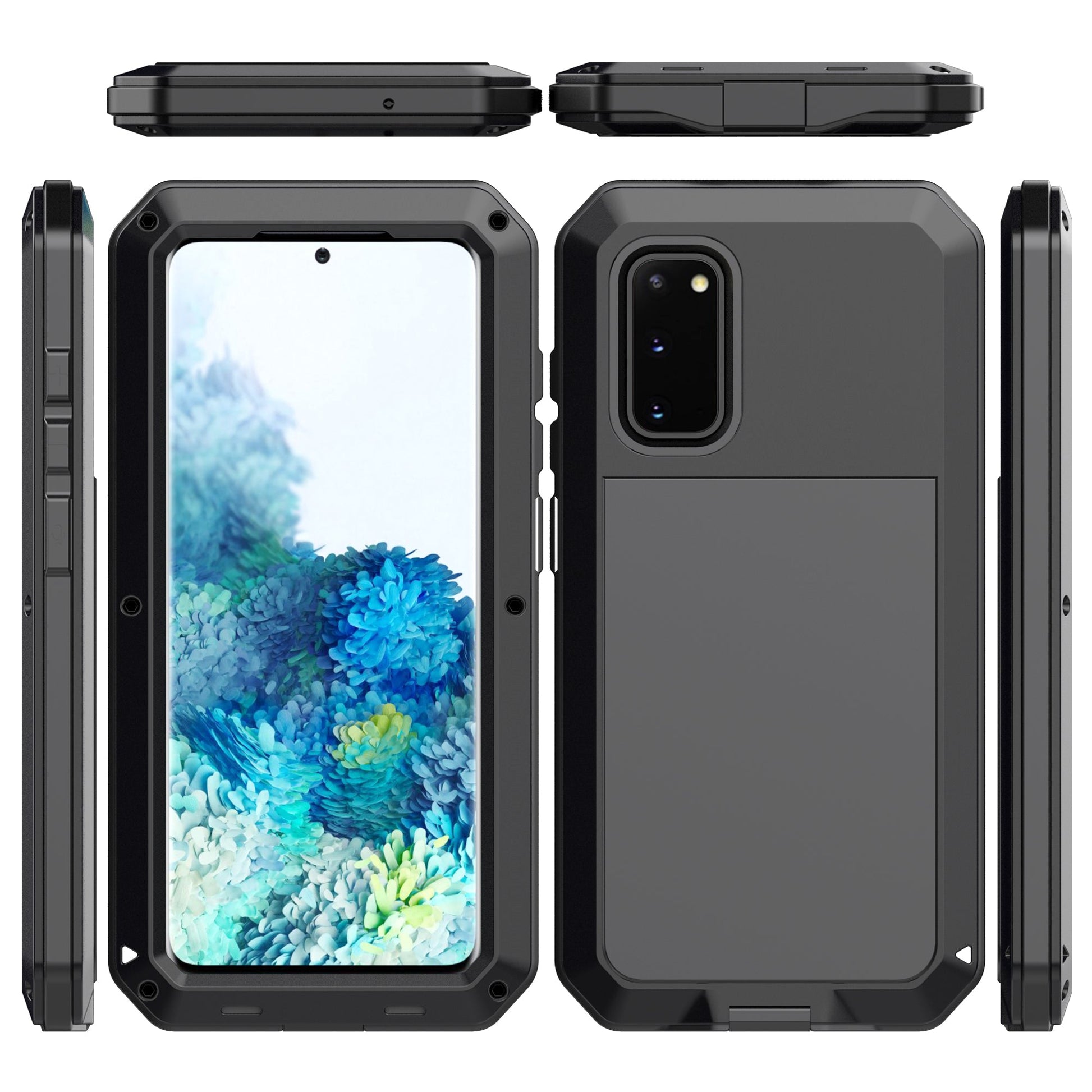 Luxury Samsung S20 Ultra Doom Armor Case S20 Plus Metal Aluminum Heavy Duty Shockproof Bumper 360 Full Body Cover