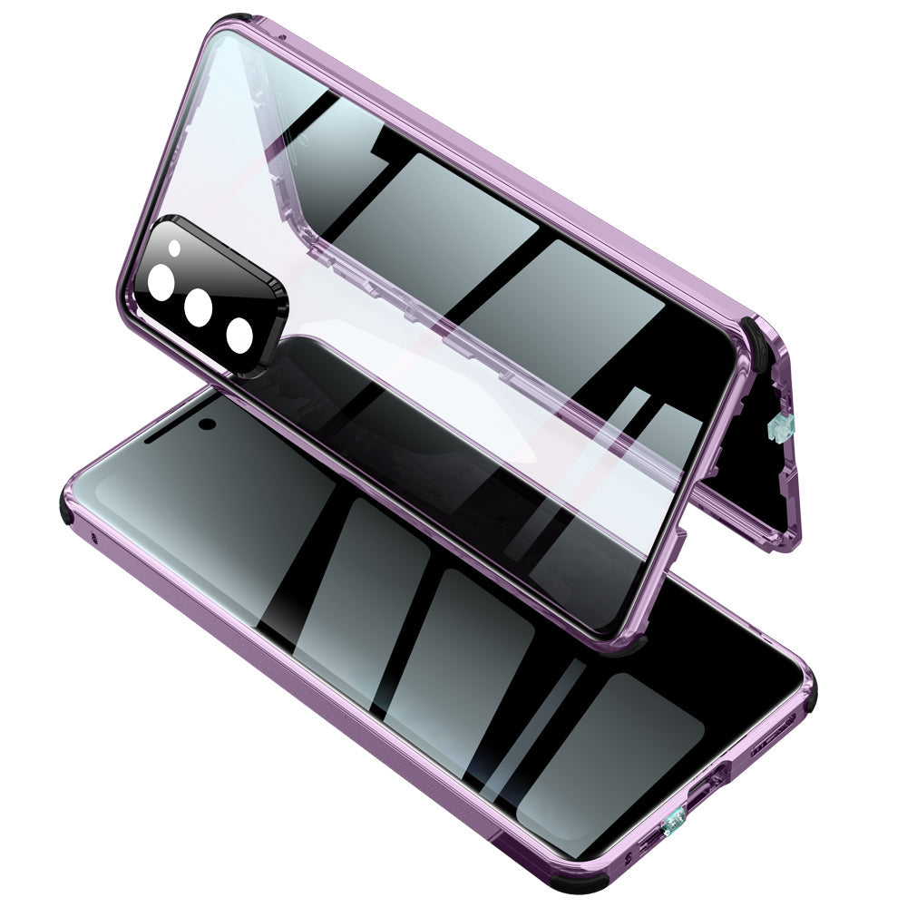 Anti-Peep Samsung Galaxy S20 FE Privatsph?re Handy h¨¹lle Magnetische Adsorption Case Kameraschutz Doppelseitiges Temperglas