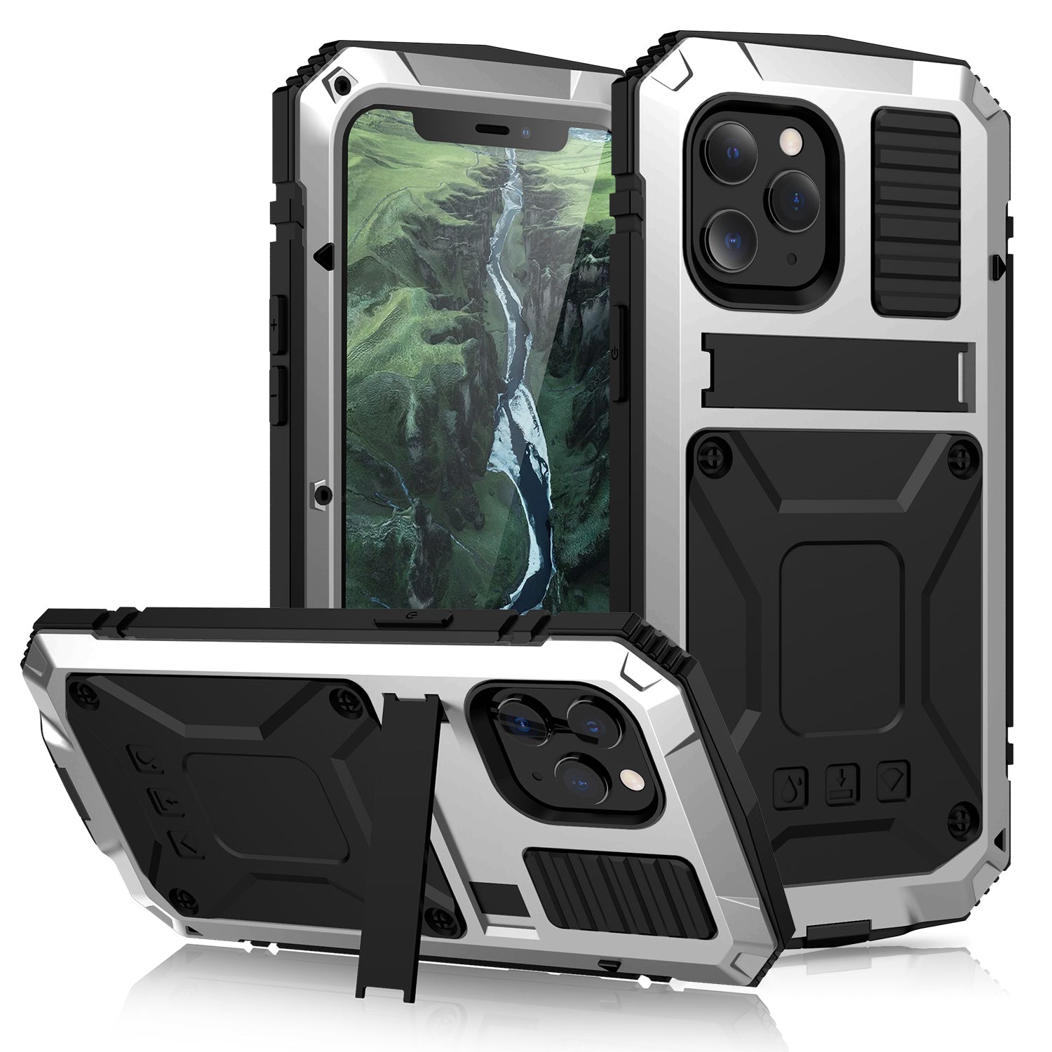 Luxury iPhone 12 Pro Max Heavy Duty Case Milit?ry Grade Rugged Armor Camera Protection Shockproof 360 Full Cover