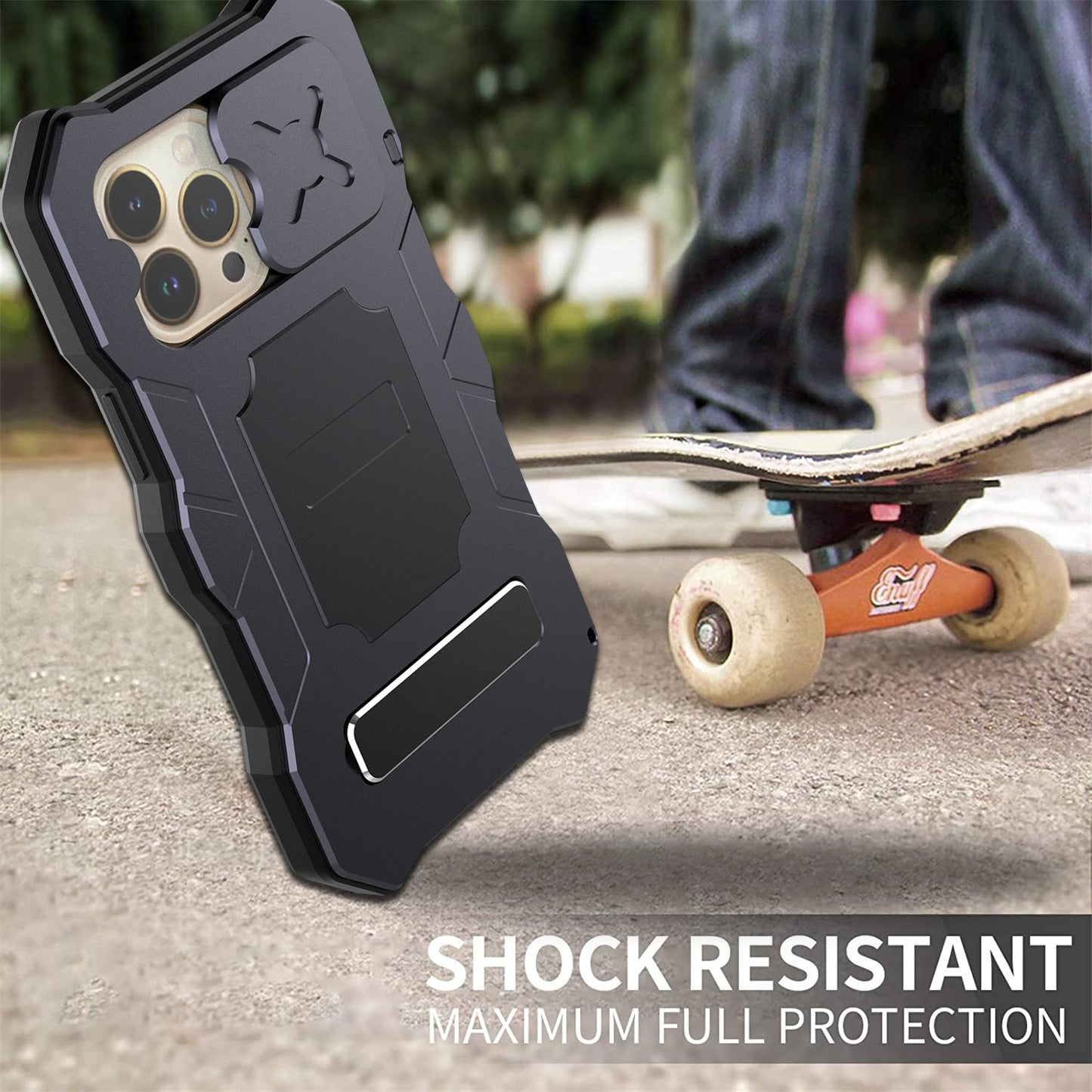 Apple iPhone 13 Pro Max Milit?r Handyh¨¹lle 12 Pro Rugged Armor Case Sto?stange Metall Gleiten Kameraschutz St?nder