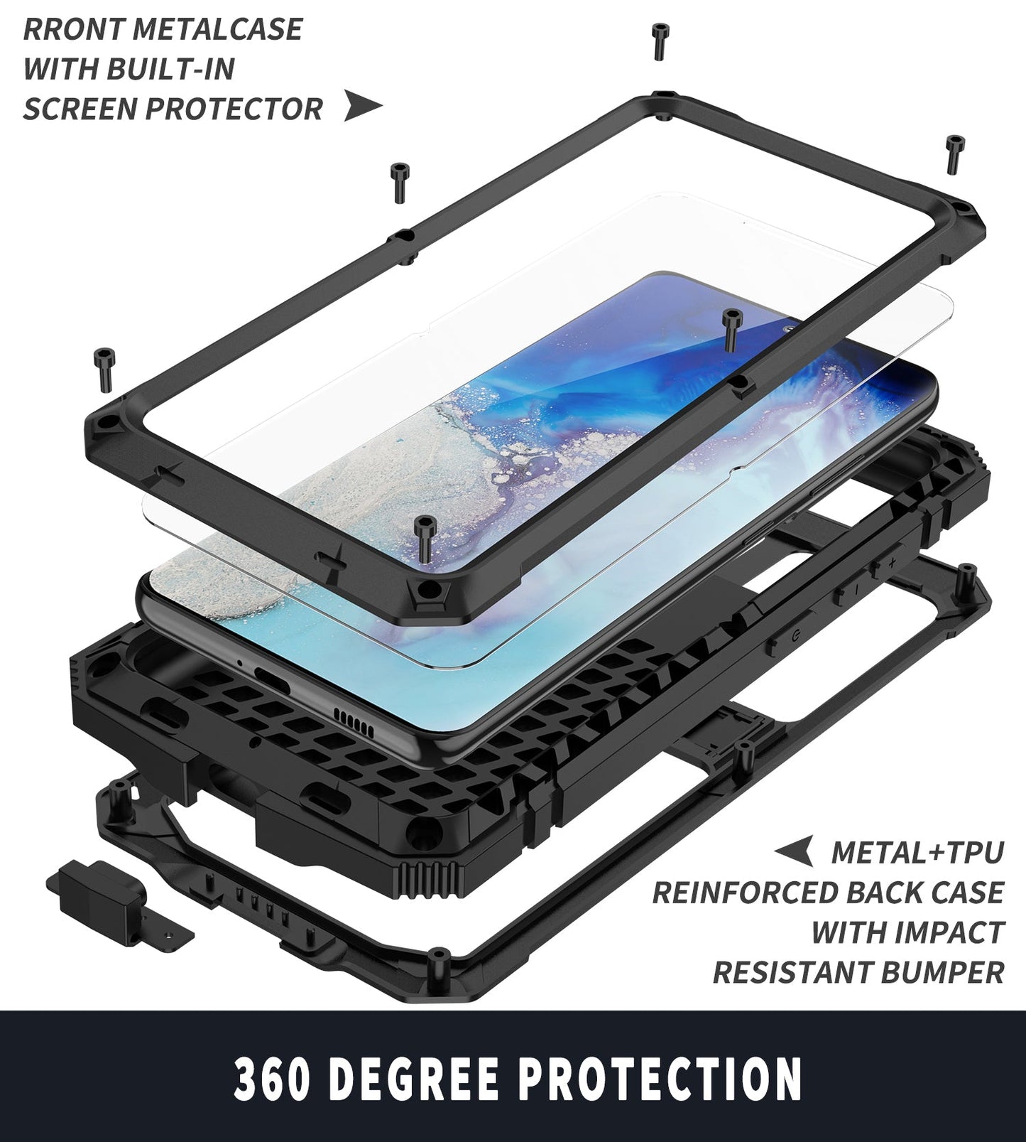 Luxury Samsung Galaxy S21 Plus Heavy Duty Case S21 Ultra FE Milit?ry Grade Rugged Armor Shockproof 360 Full Cover Camera Protection