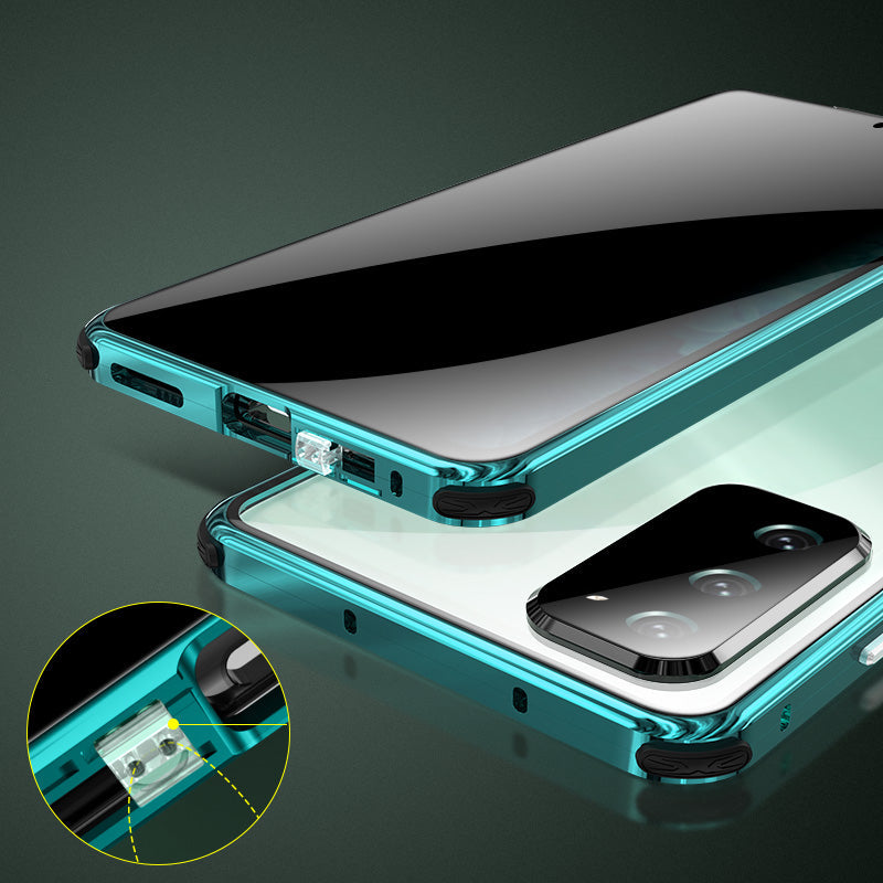 Anti-Peep Samsung Galaxy Note 20 Ultra Privatsph?re Handy h¨¹lle Magnetische Adsorption Case Kameraschutz Doppelseitiges Temperglas