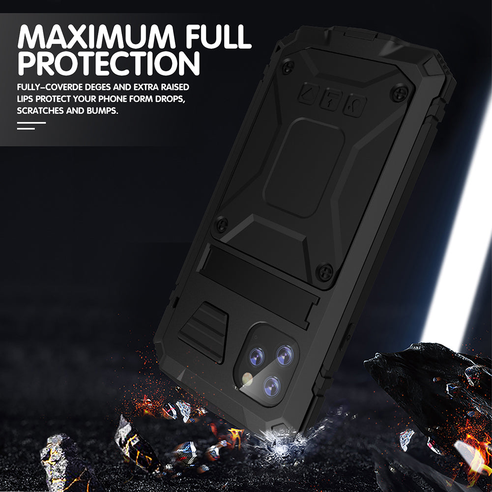Apple iPhone 11 Pro Max Milit?r Schutzh¨¹lle Robuste R¨¹stung Sto?fest St?nder Case 360-Grad Vollabdeckung