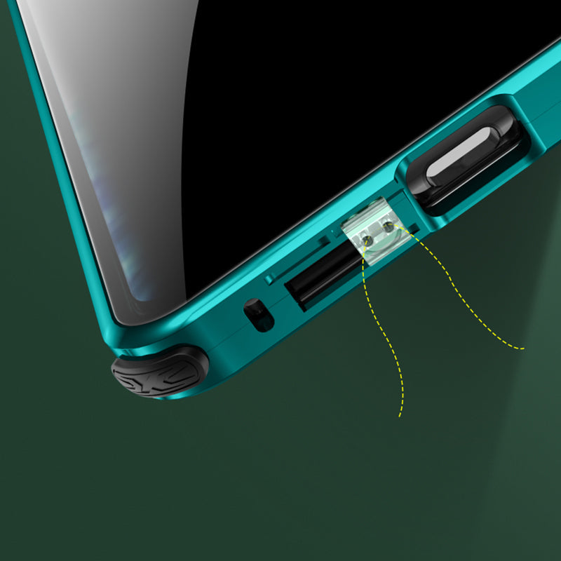 Anti-Peep Samsung Galaxy Note 20 Ultra Privatsph?re Handy h¨¹lle Magnetische Adsorption Case Kameraschutz Doppelseitiges Temperglas