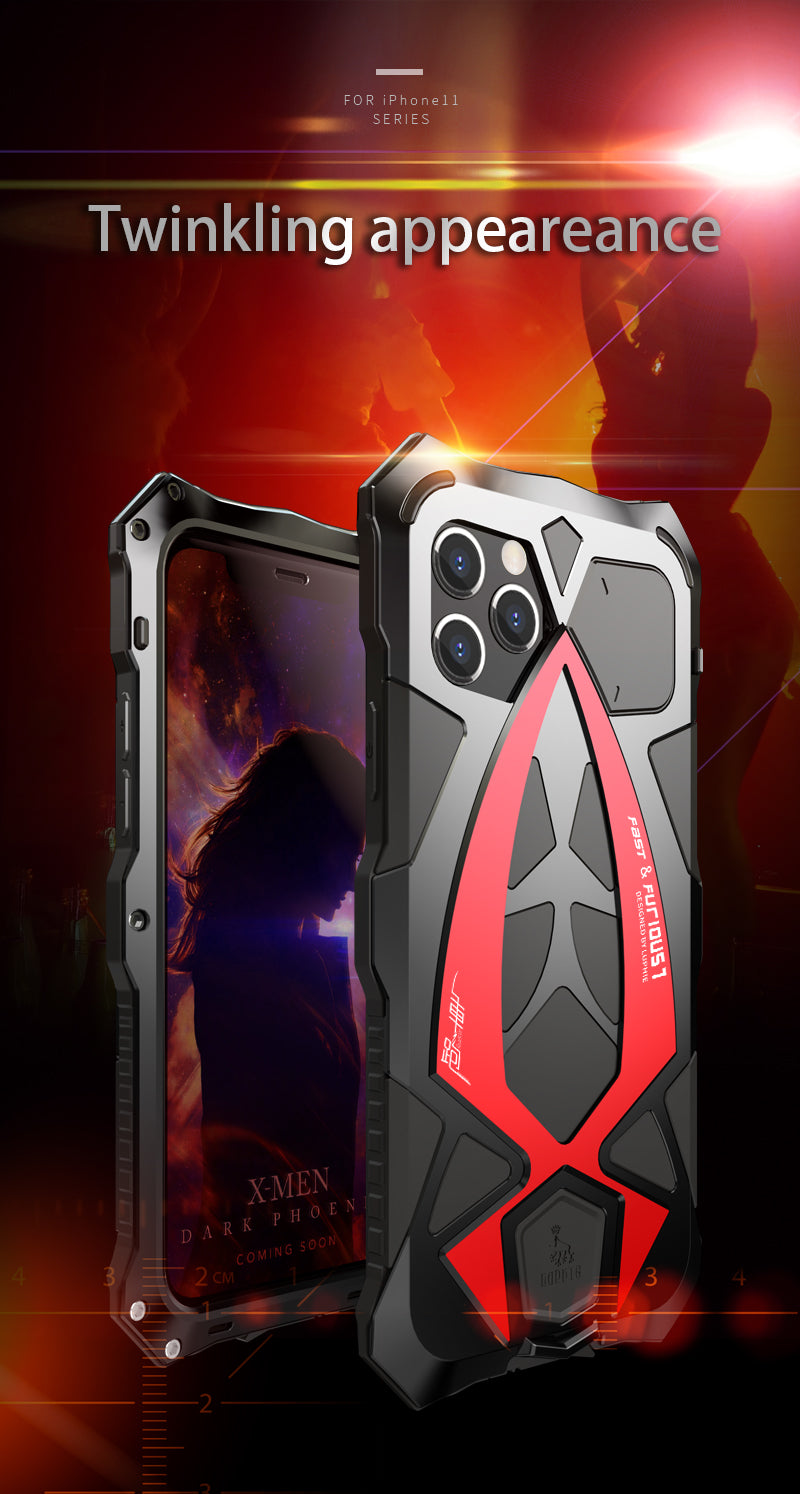 iPhone 12 Pro Max Coole H¨¹lle Rennauto Apple 12 Handy Tough Case Cover Schwerlast Metall R¨¹stungssto?stange