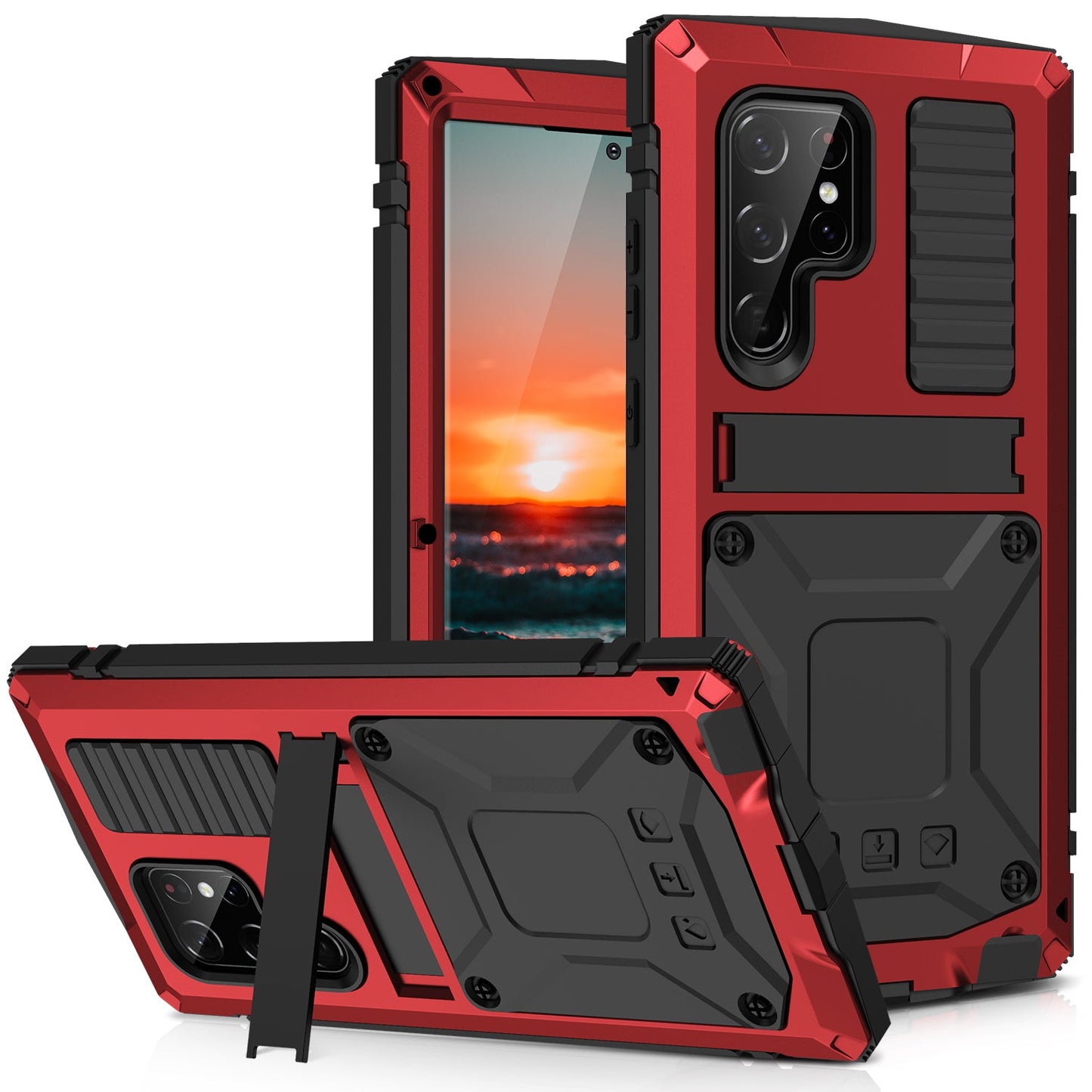 Milit?r H¨¹lle Samsung Galaxy S22 Heavy Duty Case S22 Plus Ultra Robuste R¨¹stung in Sto?fest 360 Full Tough Cover Kamera schutz