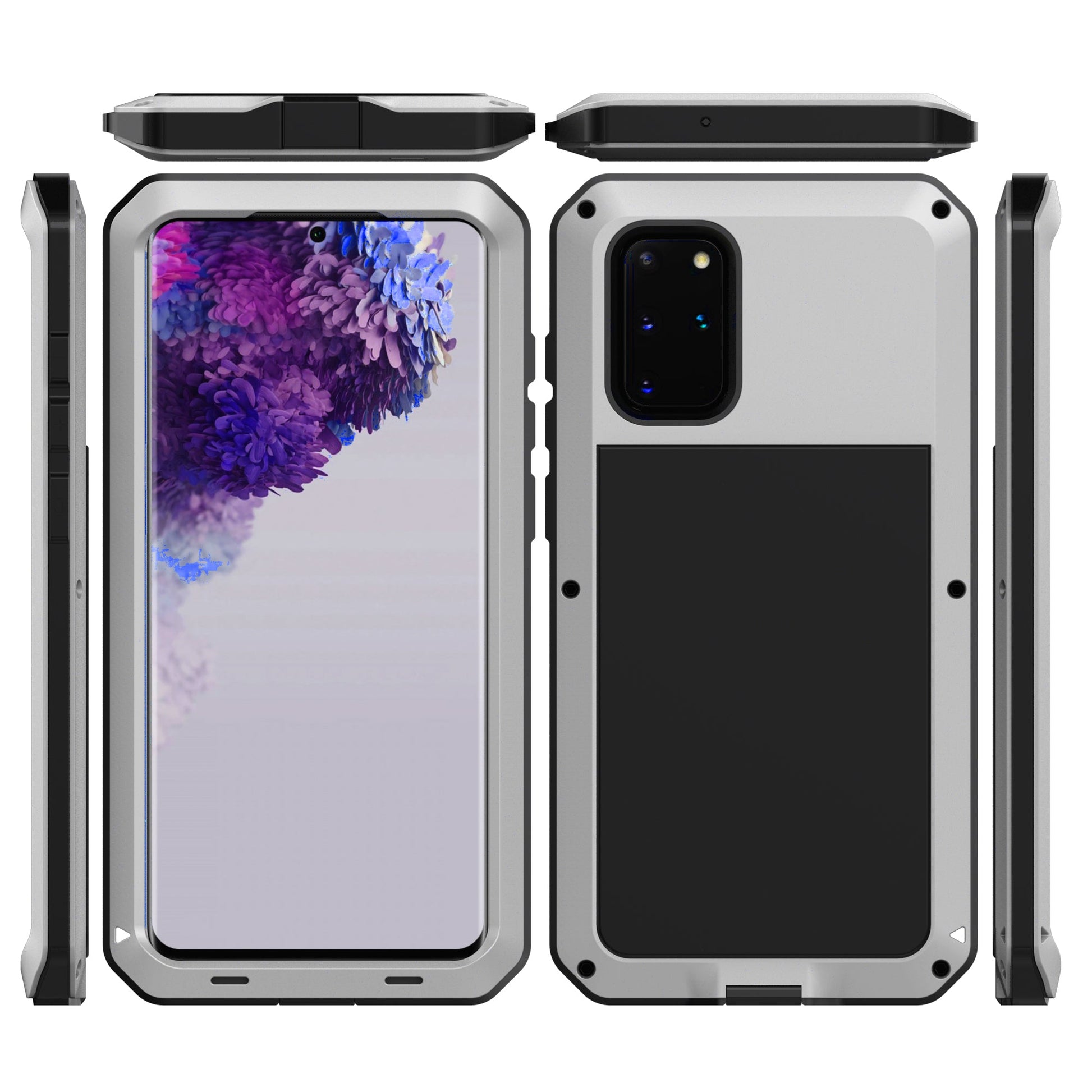 Luxury Samsung S20 Ultra Doom Armor Case S20 Plus Metal Aluminum Heavy Duty Shockproof Bumper 360 Full Body Cover