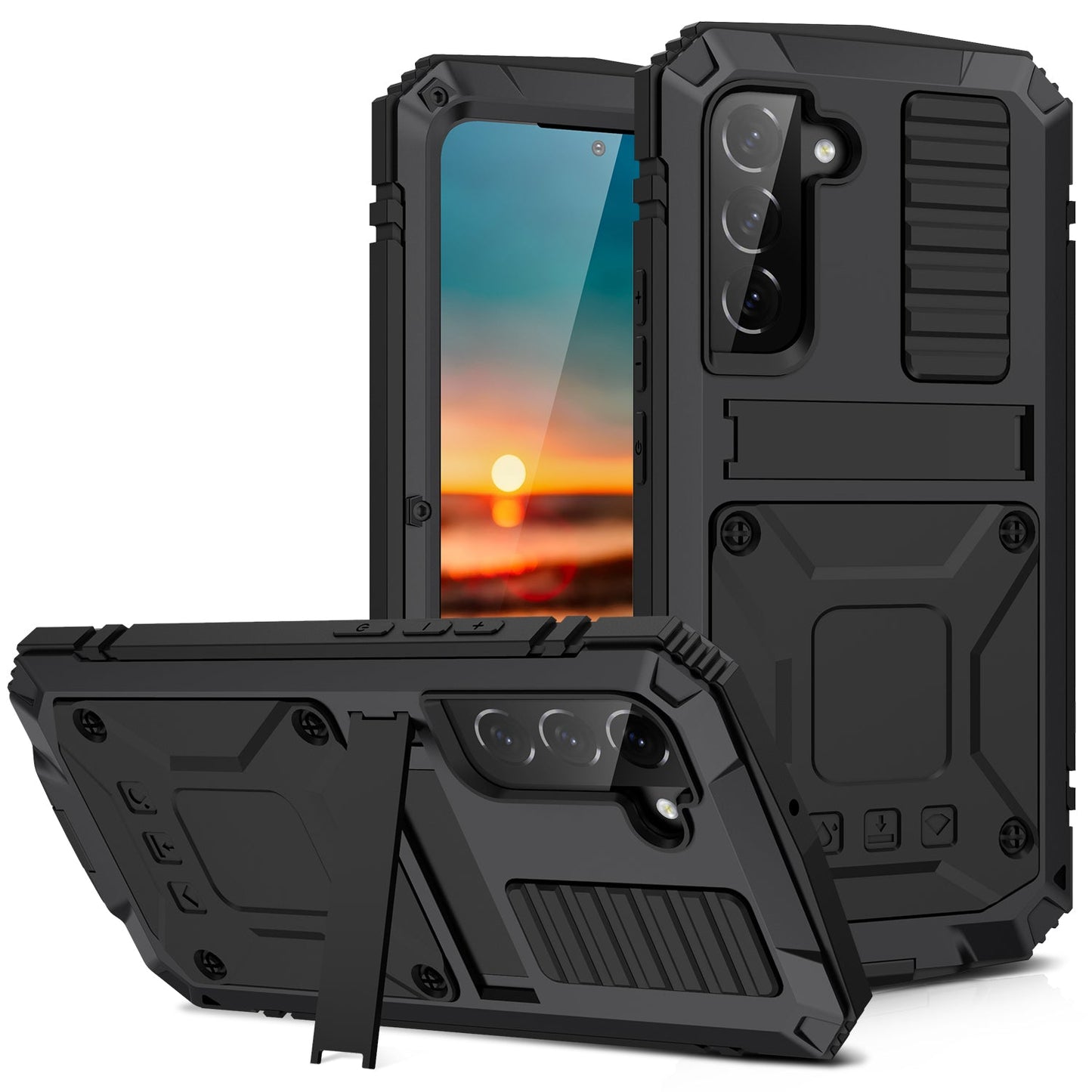 Milit?r H¨¹lle Samsung Galaxy S22 Heavy Duty Case S22 Plus Ultra Robuste R¨¹stung in Sto?fest 360 Full Tough Cover Kamera schutz