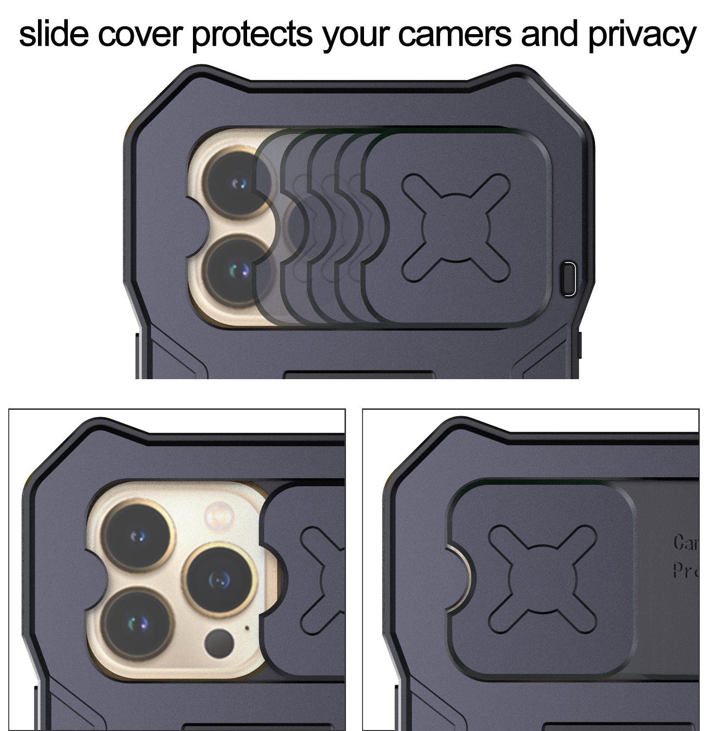 Apple iPhone 13 Pro Max Milit?r Handyh¨¹lle 12 Pro Rugged Armor Case Sto?stange Metall Gleiten Kameraschutz St?nder