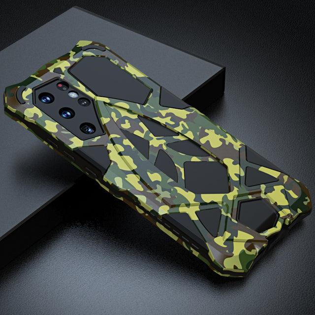 Cool Case Samsung S21 Ultra Race Car Fashion Heavy Duty Metal Armor Tough Cover For Galaxy S21 Plus S21 FE A72 A52 A52S Phone