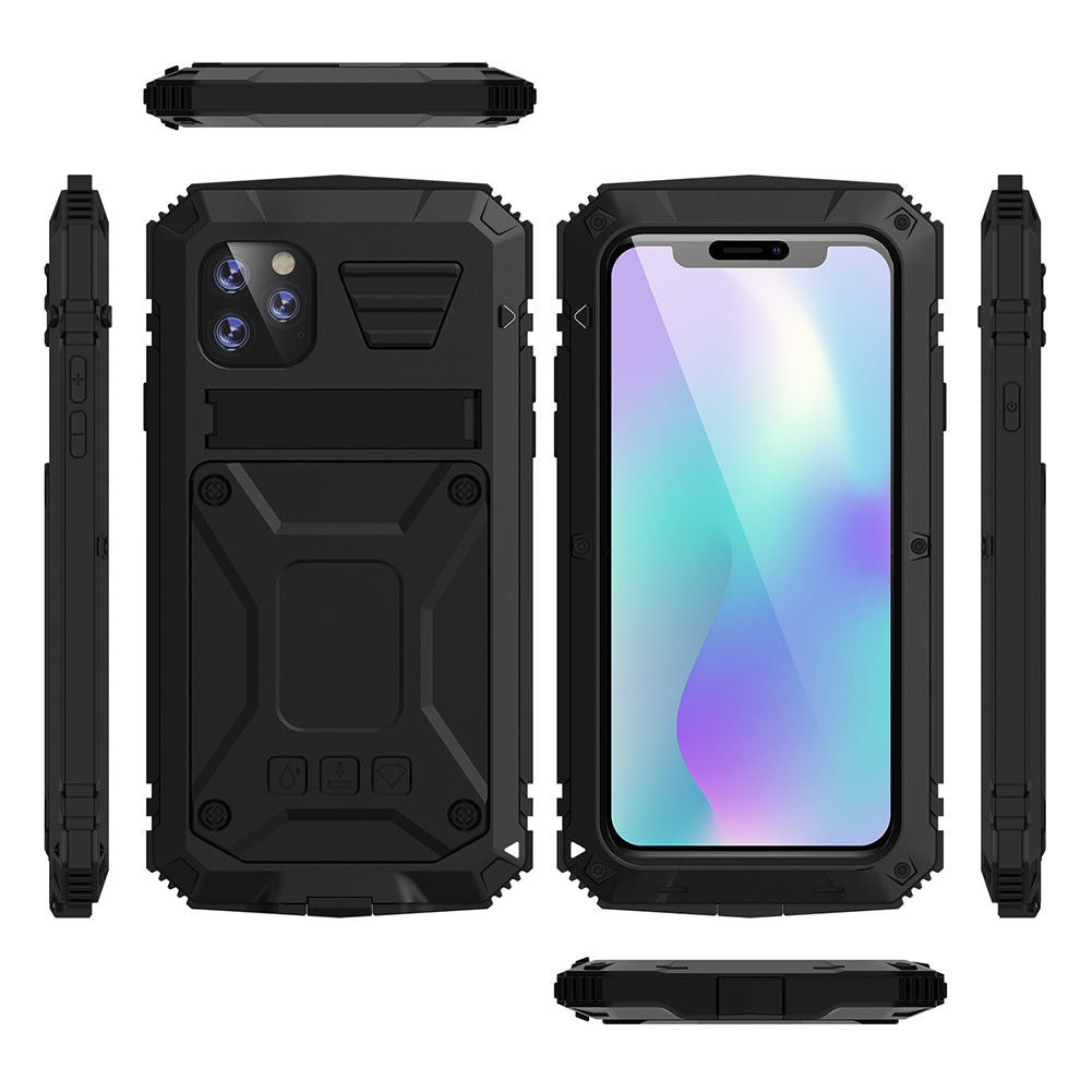 Apple iPhone 11 Pro Max Milit?r Schutzh¨¹lle Robuste R¨¹stung Sto?fest St?nder Case 360-Grad Vollabdeckung