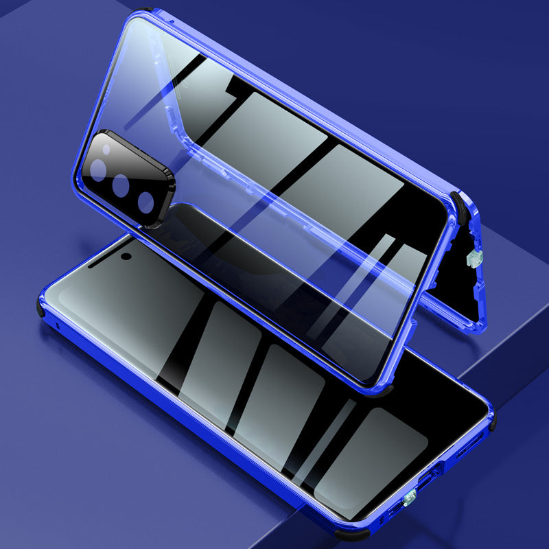 Anti-Peep Samsung Galaxy S20 FE Privatsph?re Handy h¨¹lle Magnetische Adsorption Case Kameraschutz Doppelseitiges Temperglas