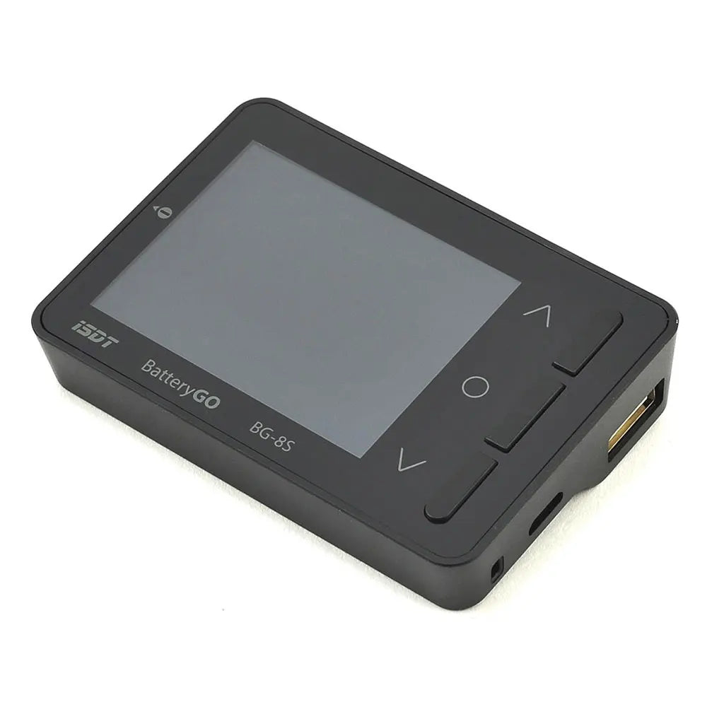 ISDT BattGo BG-8S Smart Battery Meter Digital Capacity Checker Balancer Receiver Signal Tester for NiMH, LiPo, Li-ion, NiCd-ShoptAI	