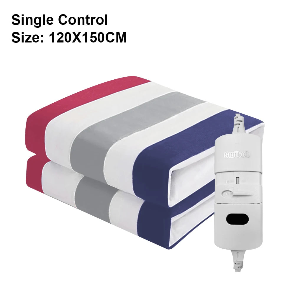 Electric Heating Blanket 220V Thicker Automatic Thermostat Heated Blanket Body Warmer Thermal Mattress for Room EU-ShoptAI	