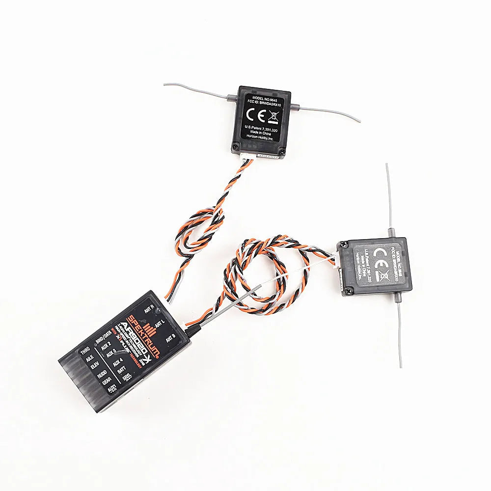 Spectrum AR9020 Receiver 2 Satellites DSMX 9 Channel Suit for Specktrum DX9 DX8 DX18 Transmitter-ShoptAI	