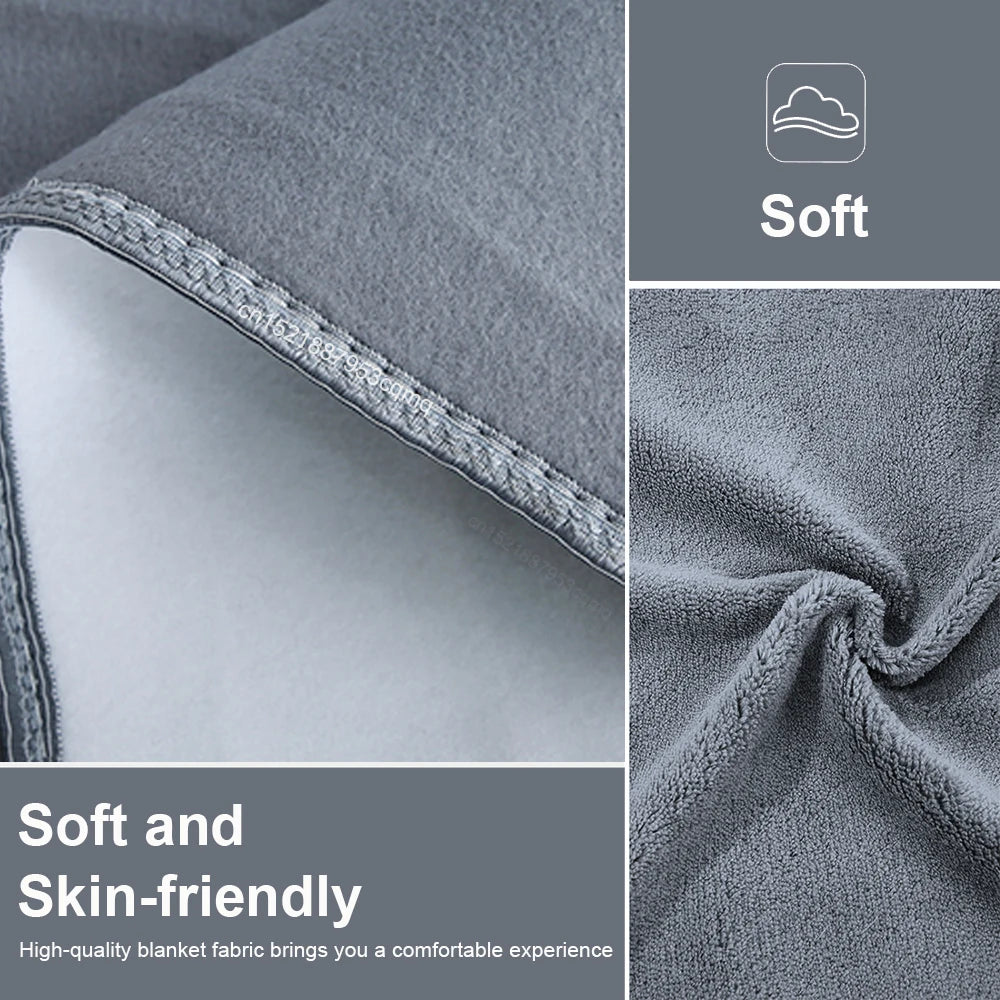 Electric Heating Blanket 220V Thicker Automatic Thermostat Heated Blanket Body Warmer Thermal Mattress for Room EU-ShoptAI	
