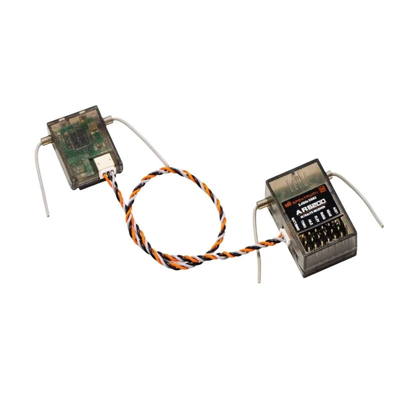 6CH DSM2 AR6200 Spectrum Receiver With Satellite for Specktrum DX6i DX7 DX8 DX9 JR DSX6 DSX9 RC Helicoter Plane-ShoptAI	
