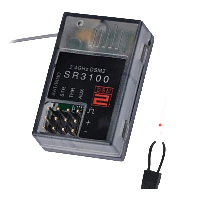 2.4GHz Receiver Spectrum SR3100 DSM2 3-Channel Surface Specktrum DX2E DX3R X3E DX4C Transmitters JR RC Car Boat-ShoptAI	